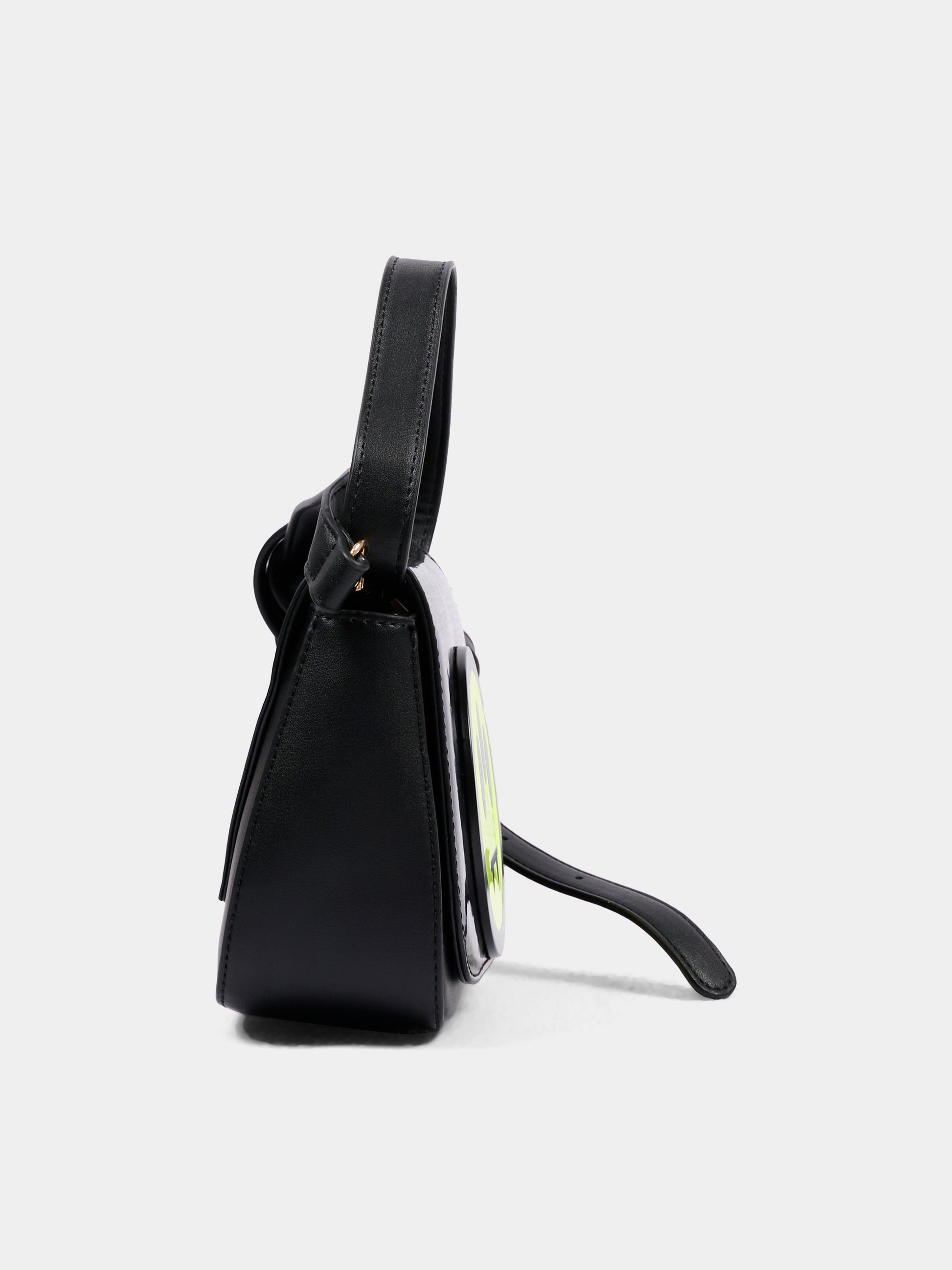 Borsa nera per bambina con smile,Barrow,F6BKJGBA178 110