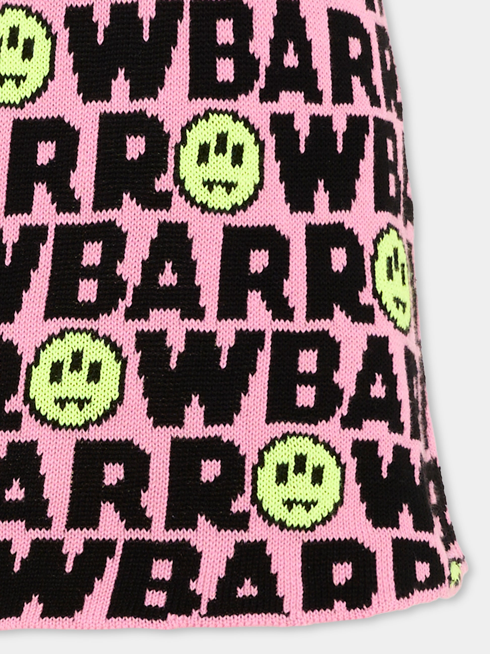 Gonna rosa per bambina con logo,Barrow,F6BKJGSK045 409