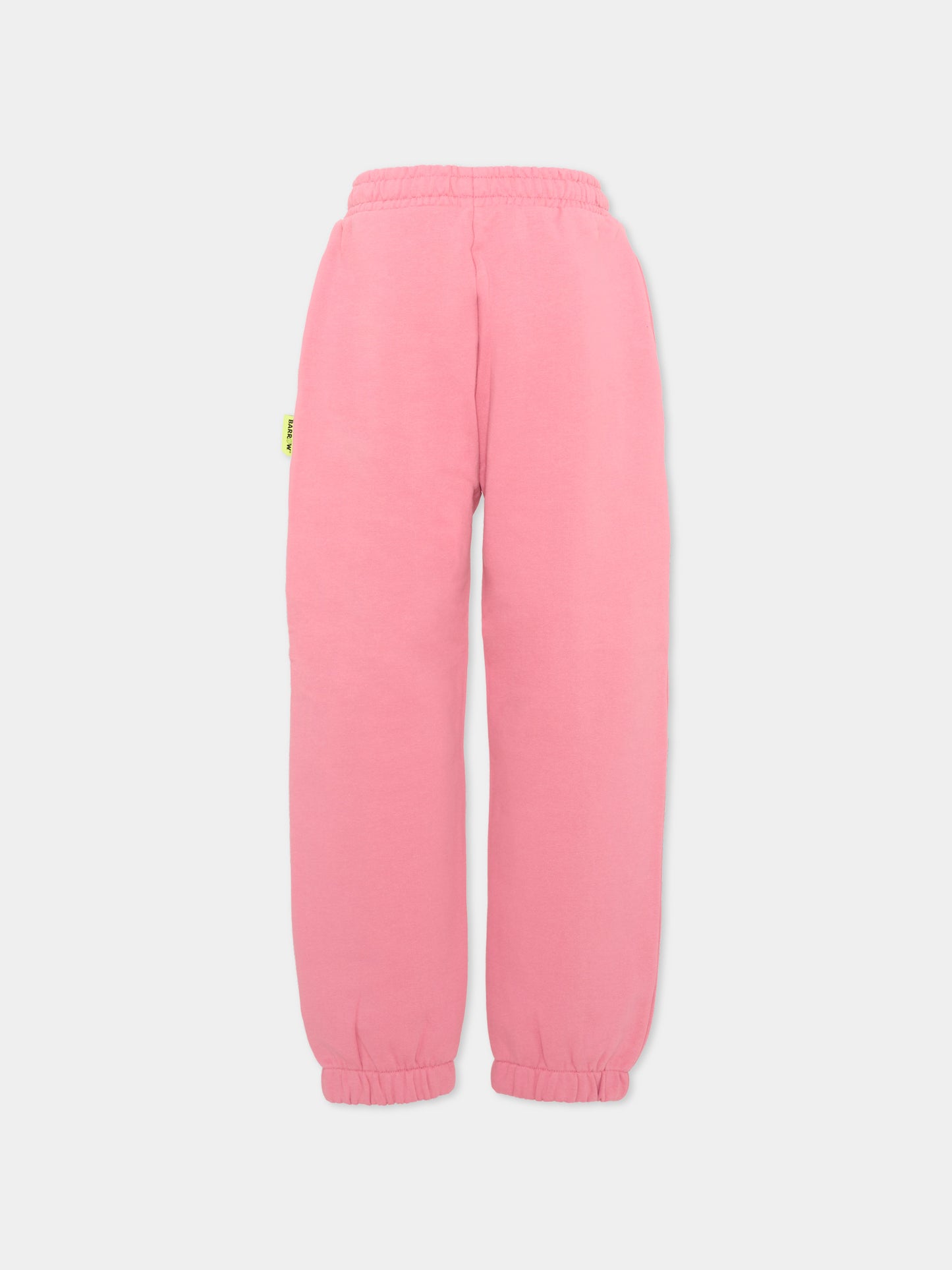 Pantalone rosa per bambina logo,Barrow,F6BKJUFP013 409