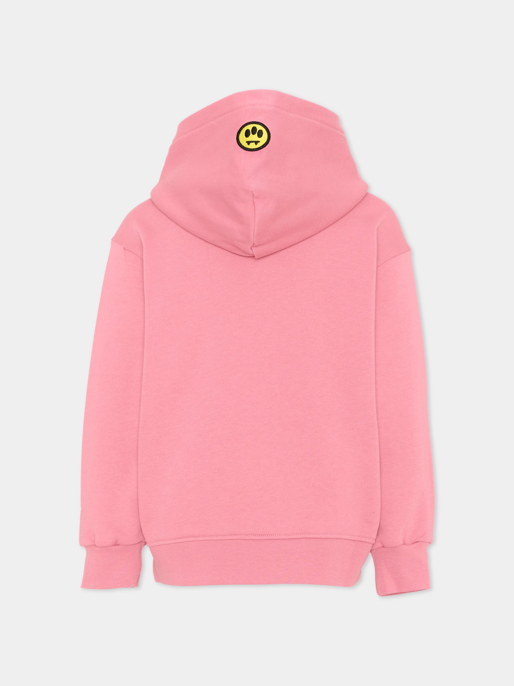 Felpa rosa per bambina con orsetto,Barrow,F6BKJUHS031 409
