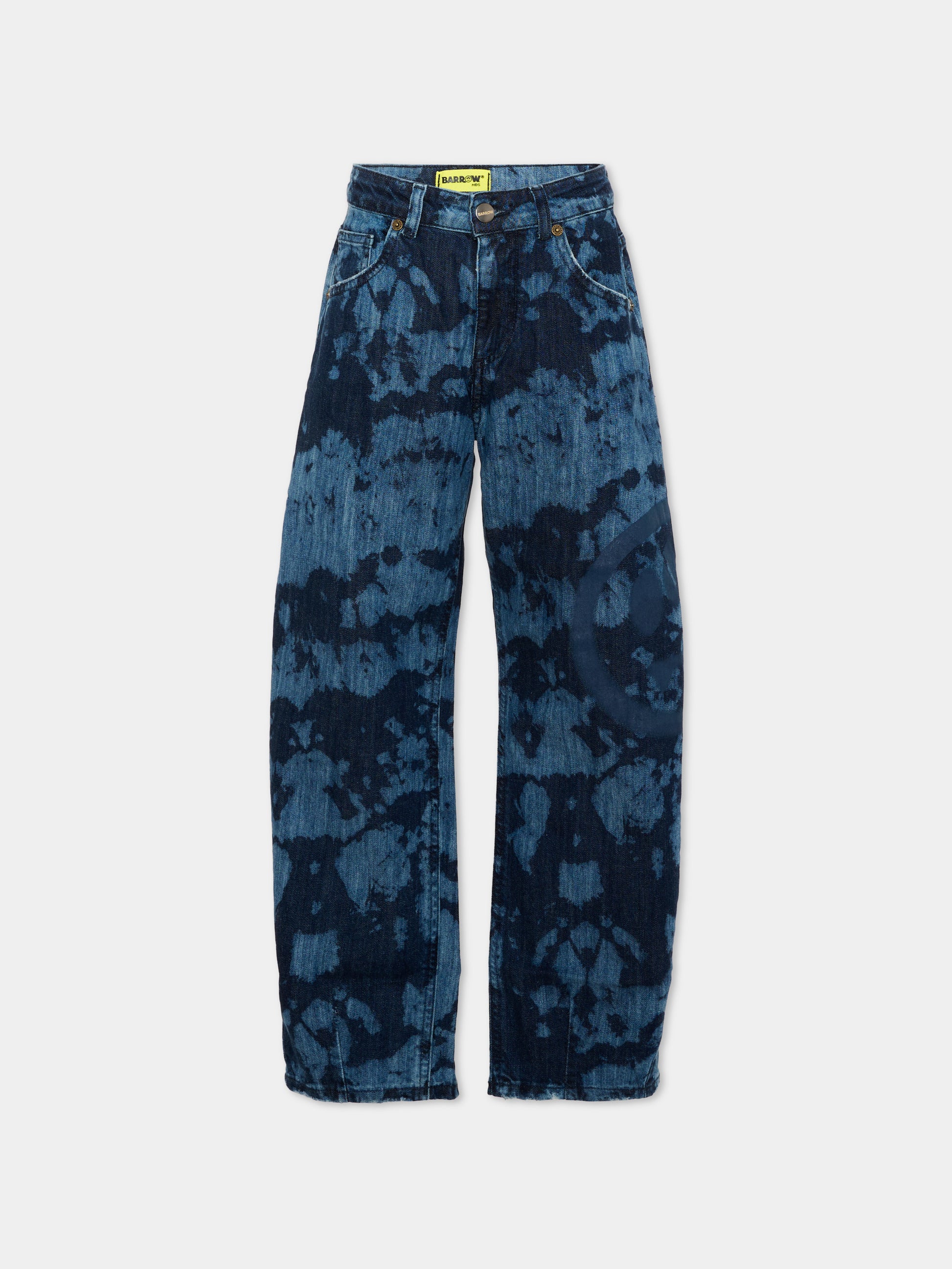 Jeans denim per bambini tie-dye,Barrow,F6BKJUDP051 062