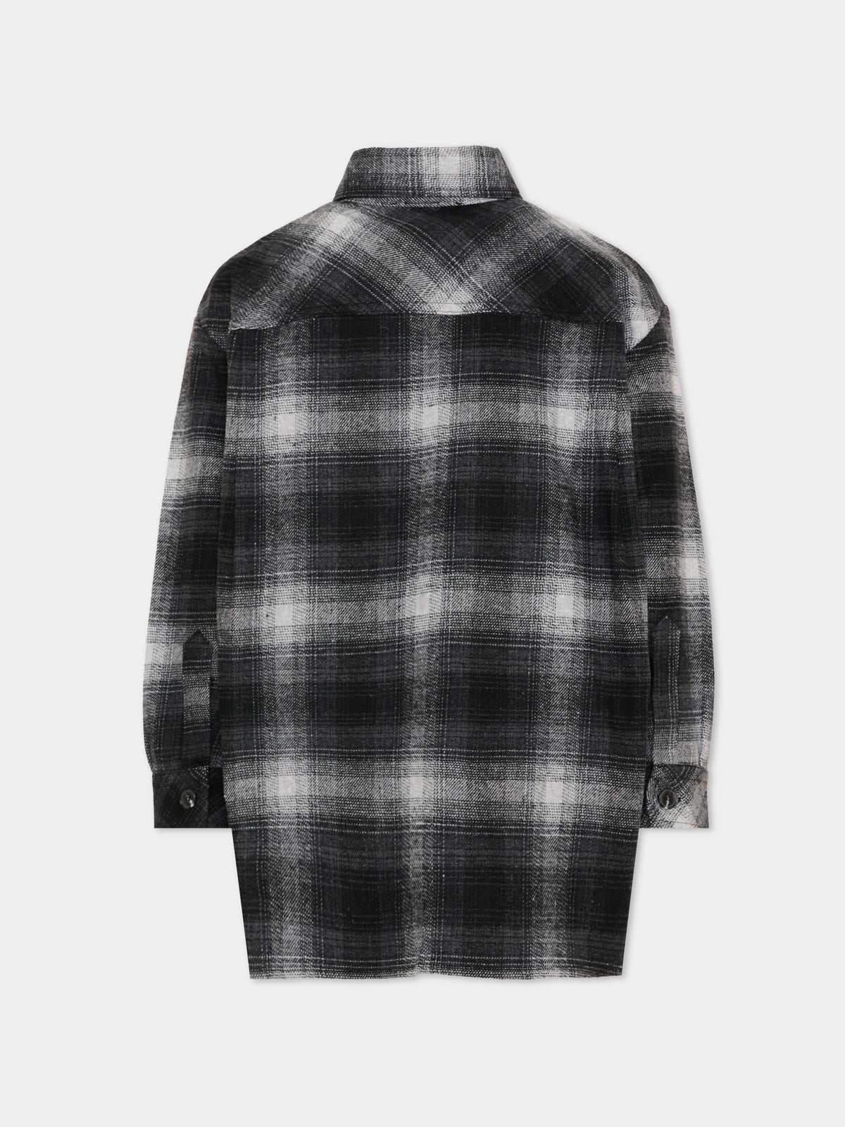 Camicia a manica lunga nera per bambina tartan,Barrow,F6BKJGSI117 110