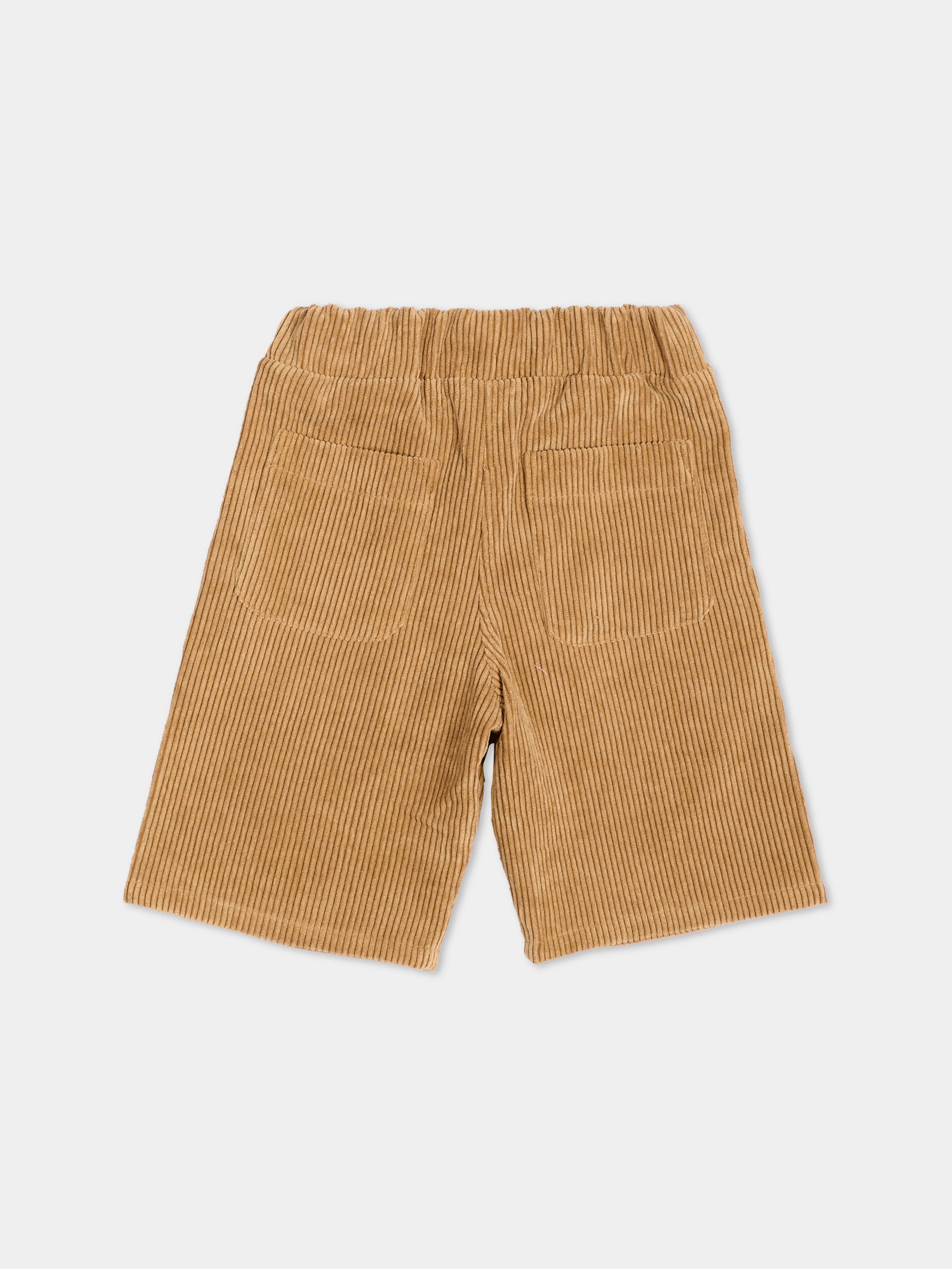 Pantaloni beige per neonato con logo,Barrow,F6BKNBPA182 413