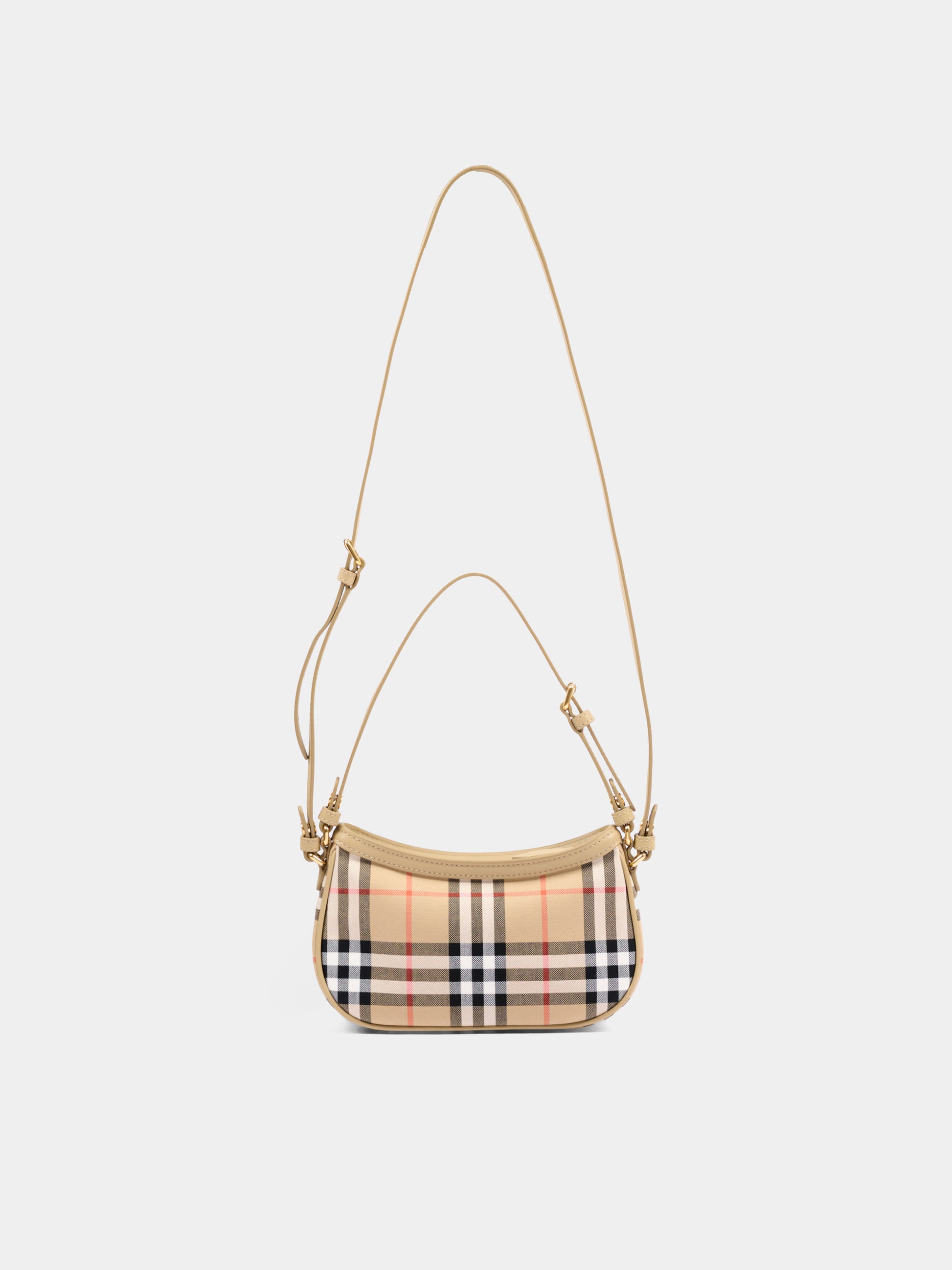 Borsa casual beige per bambina con Check Vintage,Burberry Kids,8126023 B9368