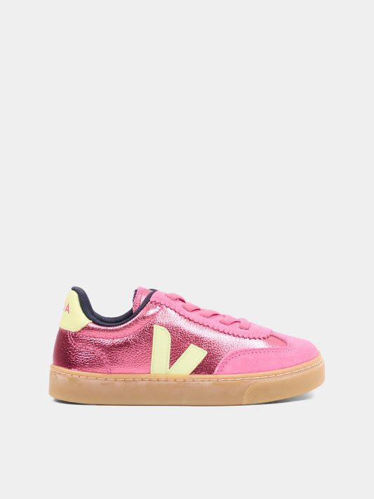 Sneakers fucsia per bambina,Veja,SY2021816C
