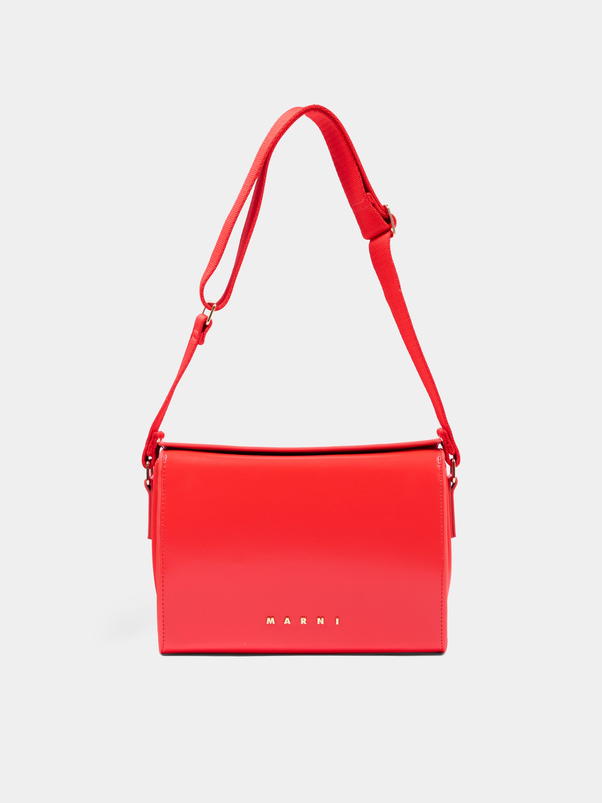 Borsa rossa per bambina con logo,Marni Kids,M01967 M00TK 0M416