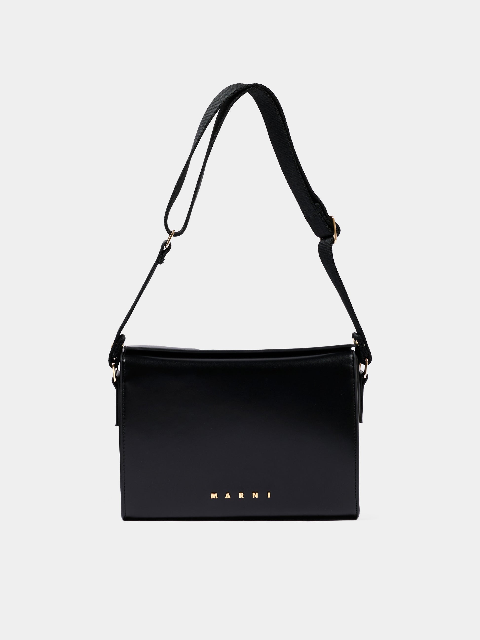 Borsa casual nera per bambina con logo,Marni Kids,M01967 M00TK 0M900