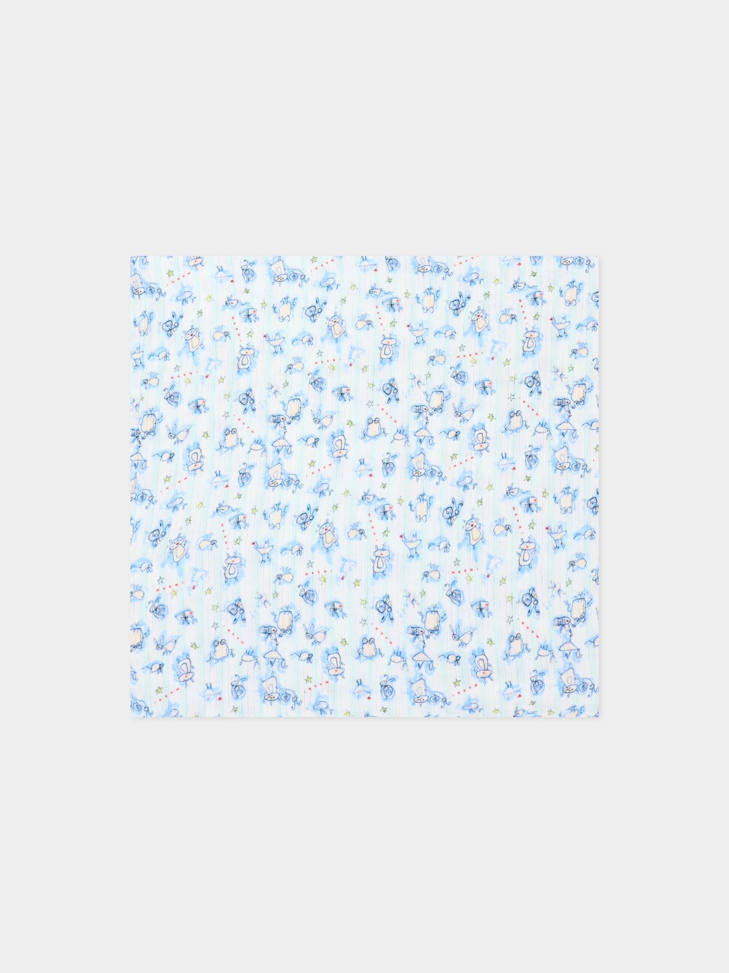Mussole multicolor per neonati stampate,Marni Kids,M02033 M00YL 0M100