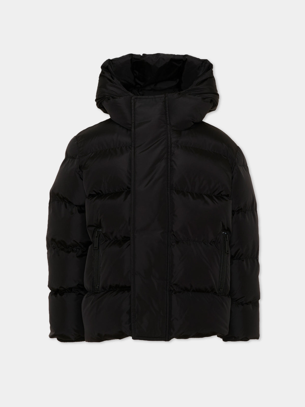 Piumino nero per bambini con logo,Dsquared2,DQ1090 D00BN DQ900