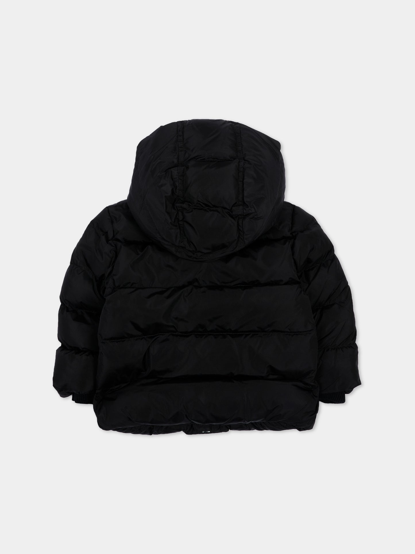 Piumino nero per neonati con logo,Dsquared2,DQ3084 D00BN DQ900