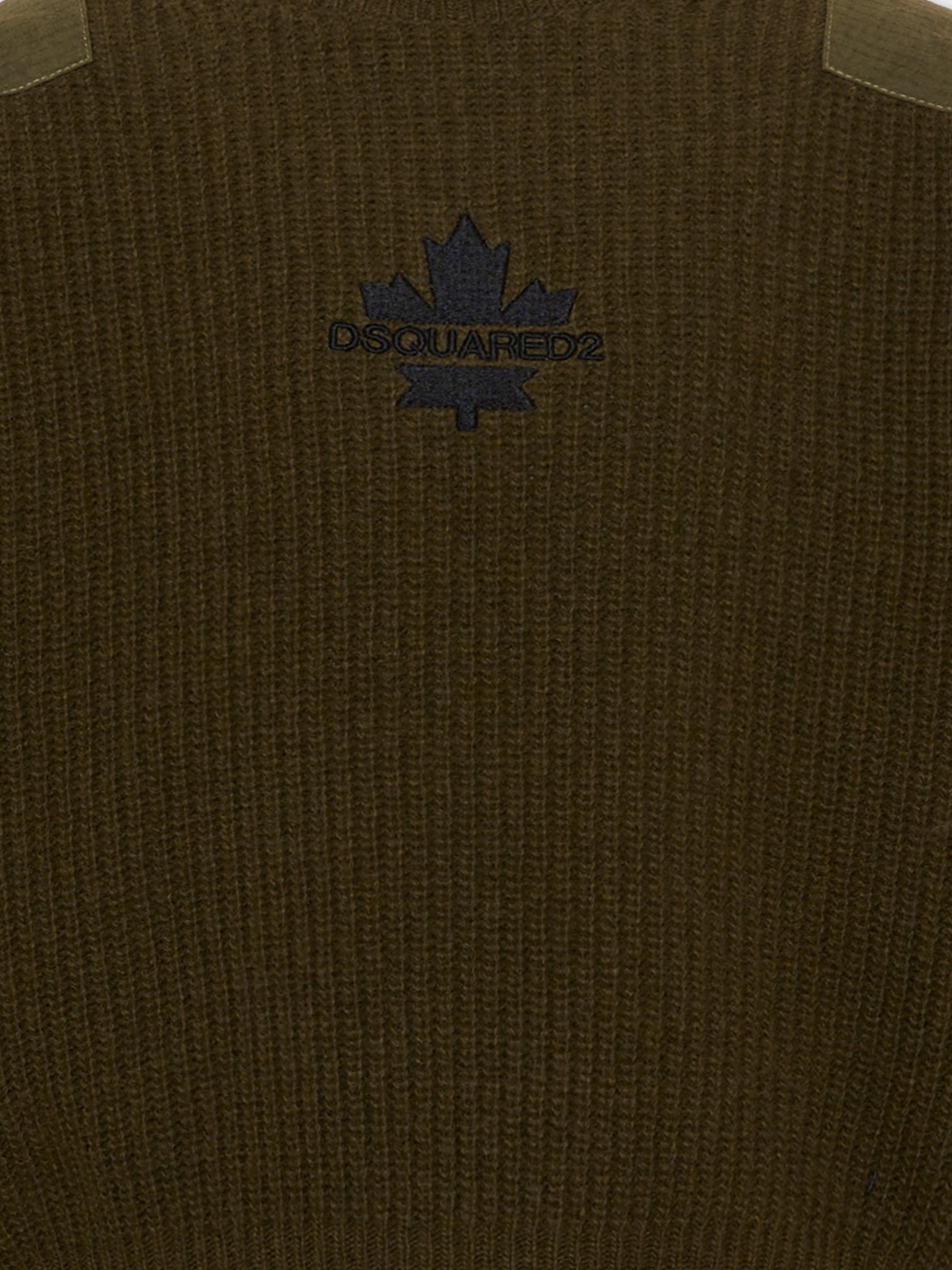 Maglione verde per bambino con logo,Dsquared2,DQ3437 D0AJD DQ558