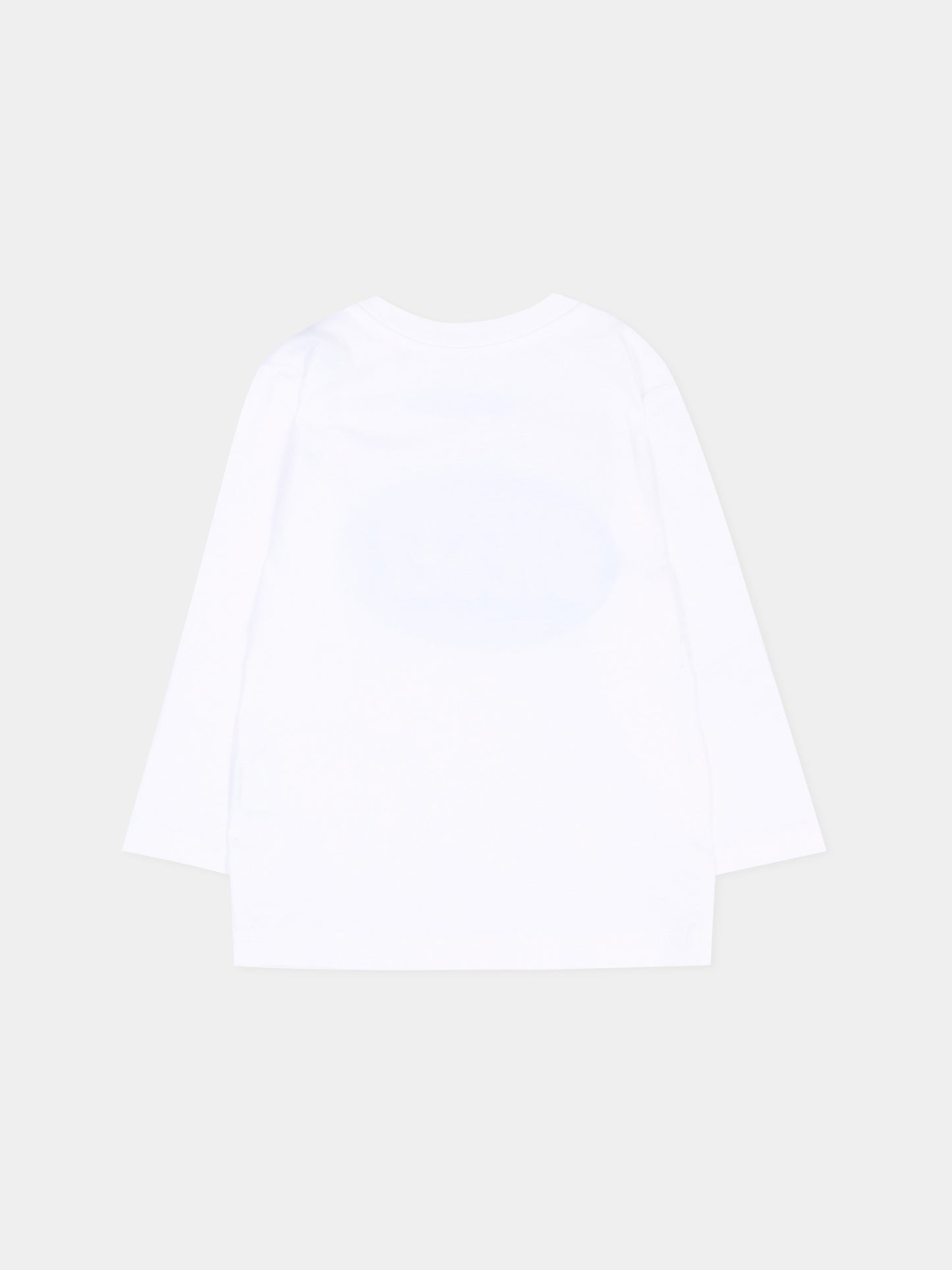 T-Shirt bianca per neonato con logo,Diesel,K00857 00YI9 K100