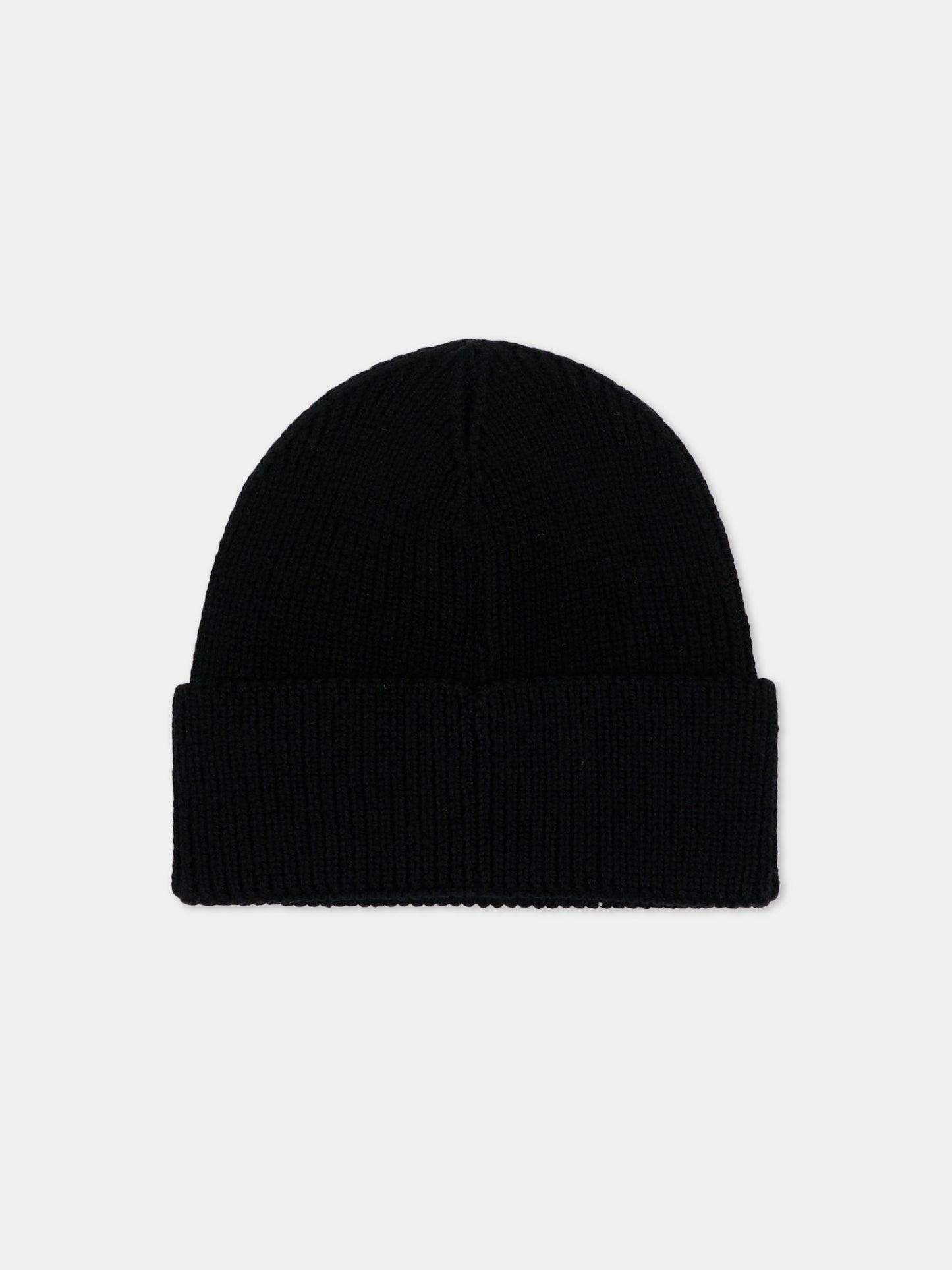 Berretto nero per bambini con logo,Diesel,J03128 KYAZ1 K900