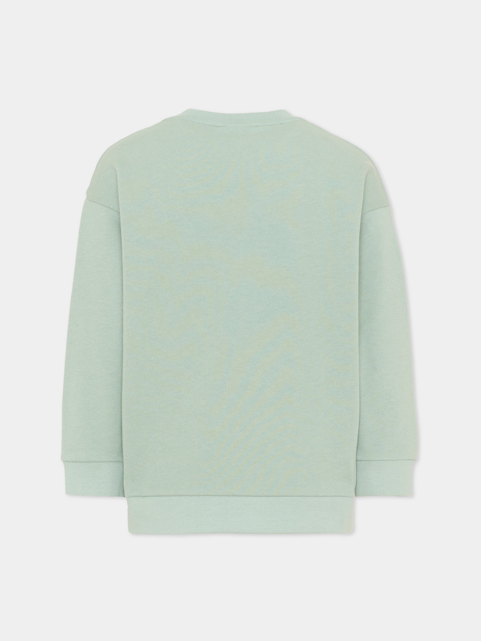 Felpa verde per bambini,Fendi Kids,JUH114 5V0 F1V3S