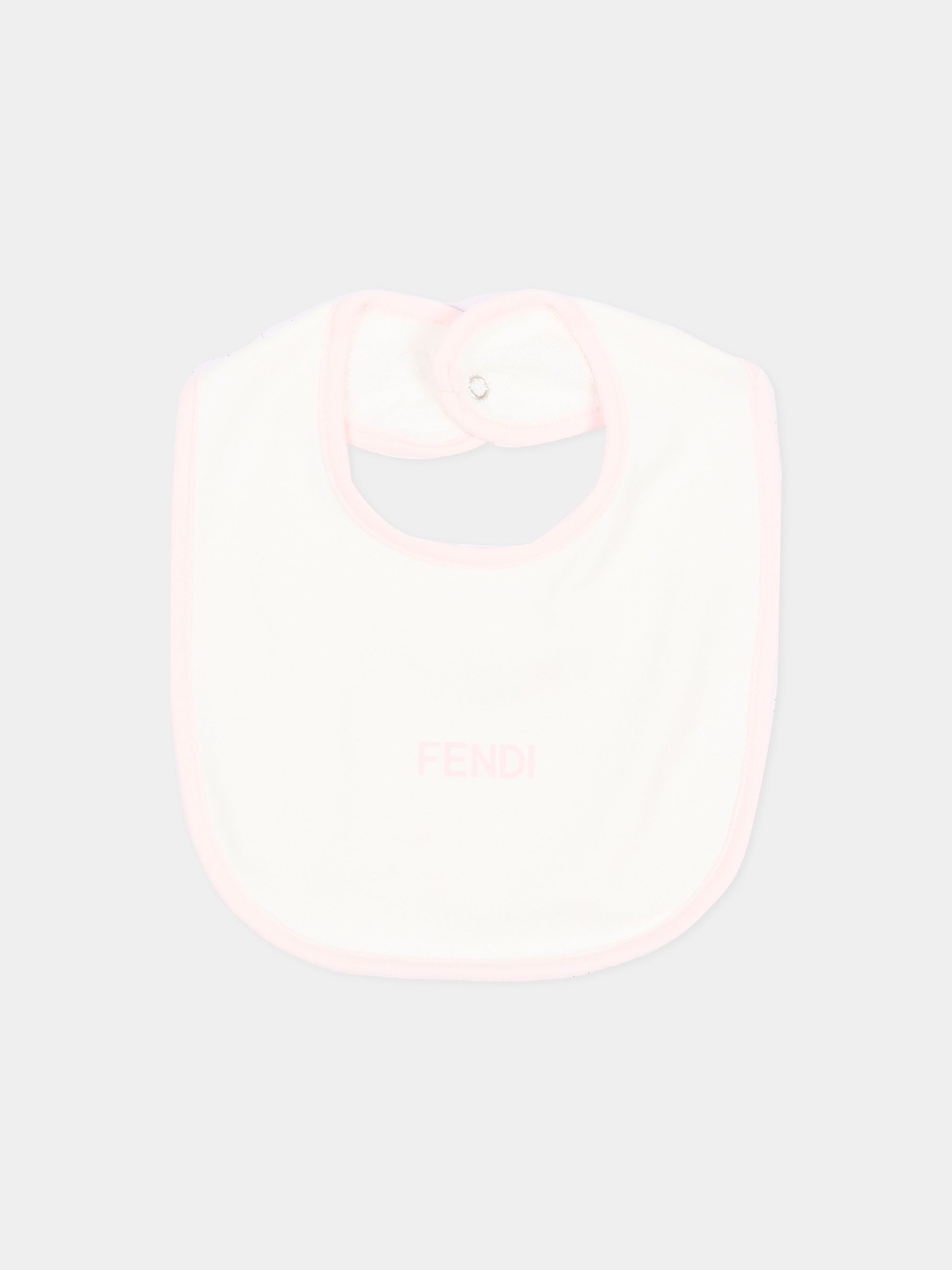 Set tutina rosa per neonata con Fendi Bear,Fendi Kids,BUK167 ST8 F0C11