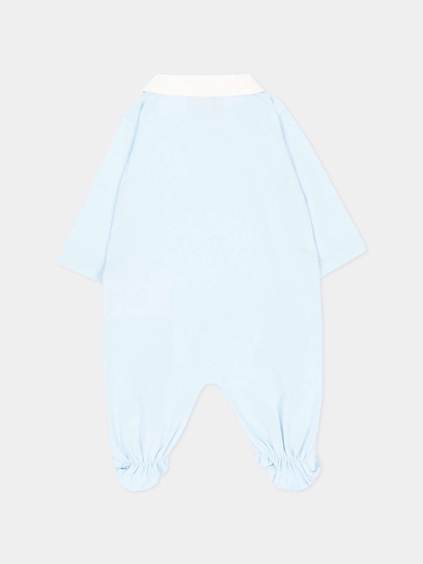 Set tutina azzurra Fendi Bear per neonato,Fendi Kids,BUK167 ST8 F19J4