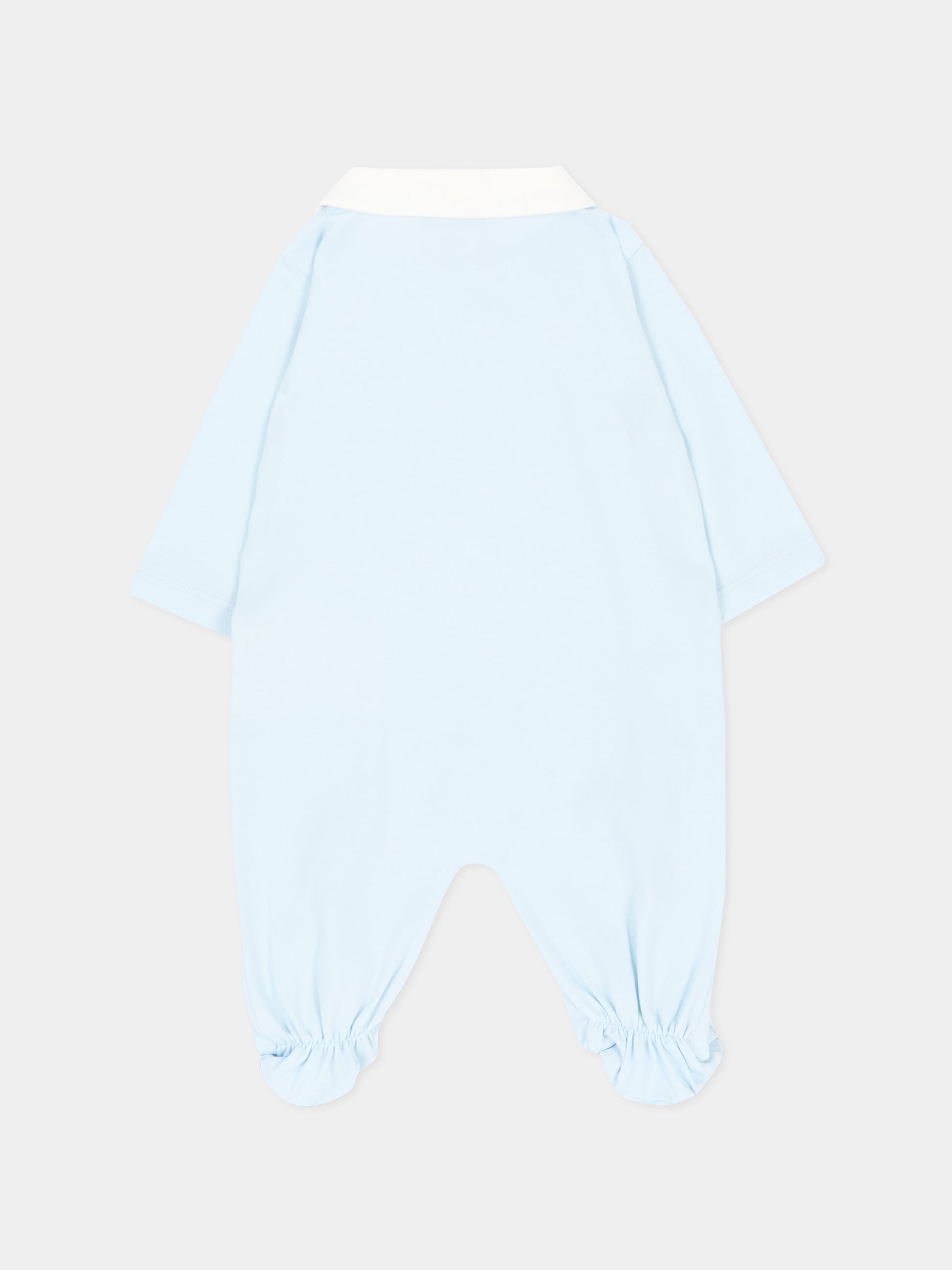 Set tutina azzurra Fendi Bear per neonato,Fendi Kids,BUK167 ST8 F19J4