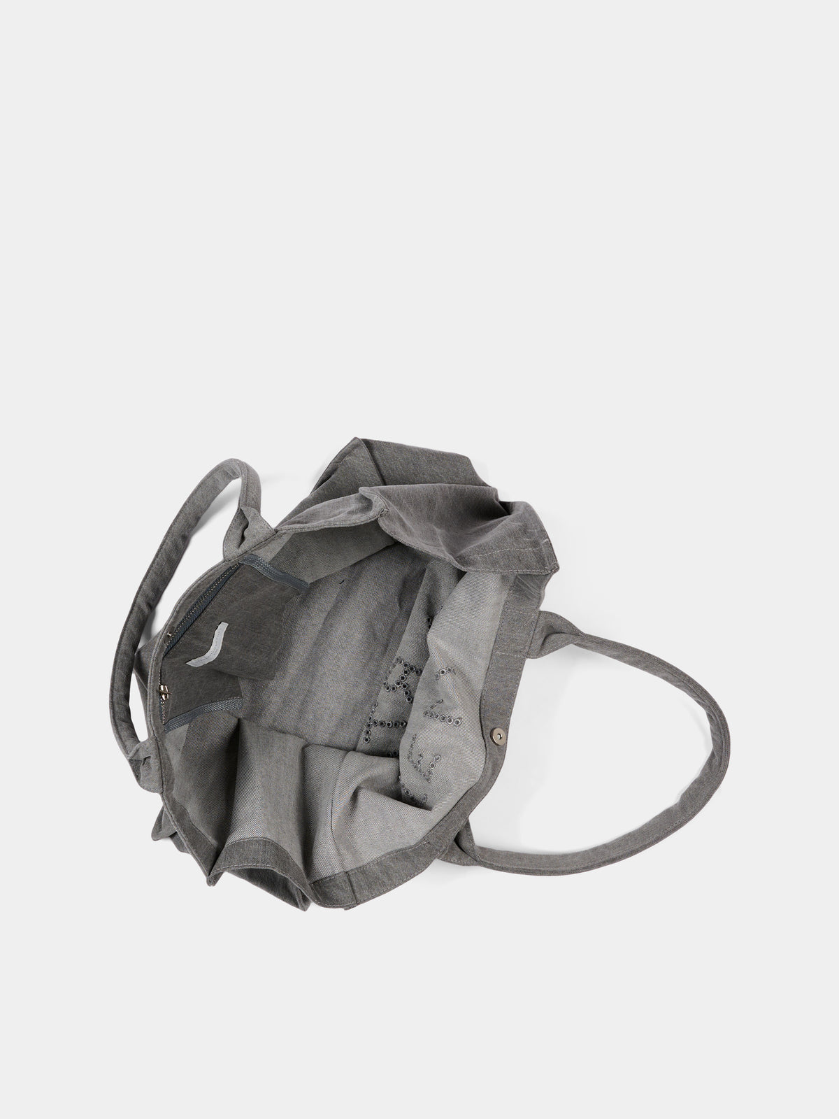 Borsa grigia per bambina con logo,Stella Mccartney Kids,TZ0D08 Z4162 909