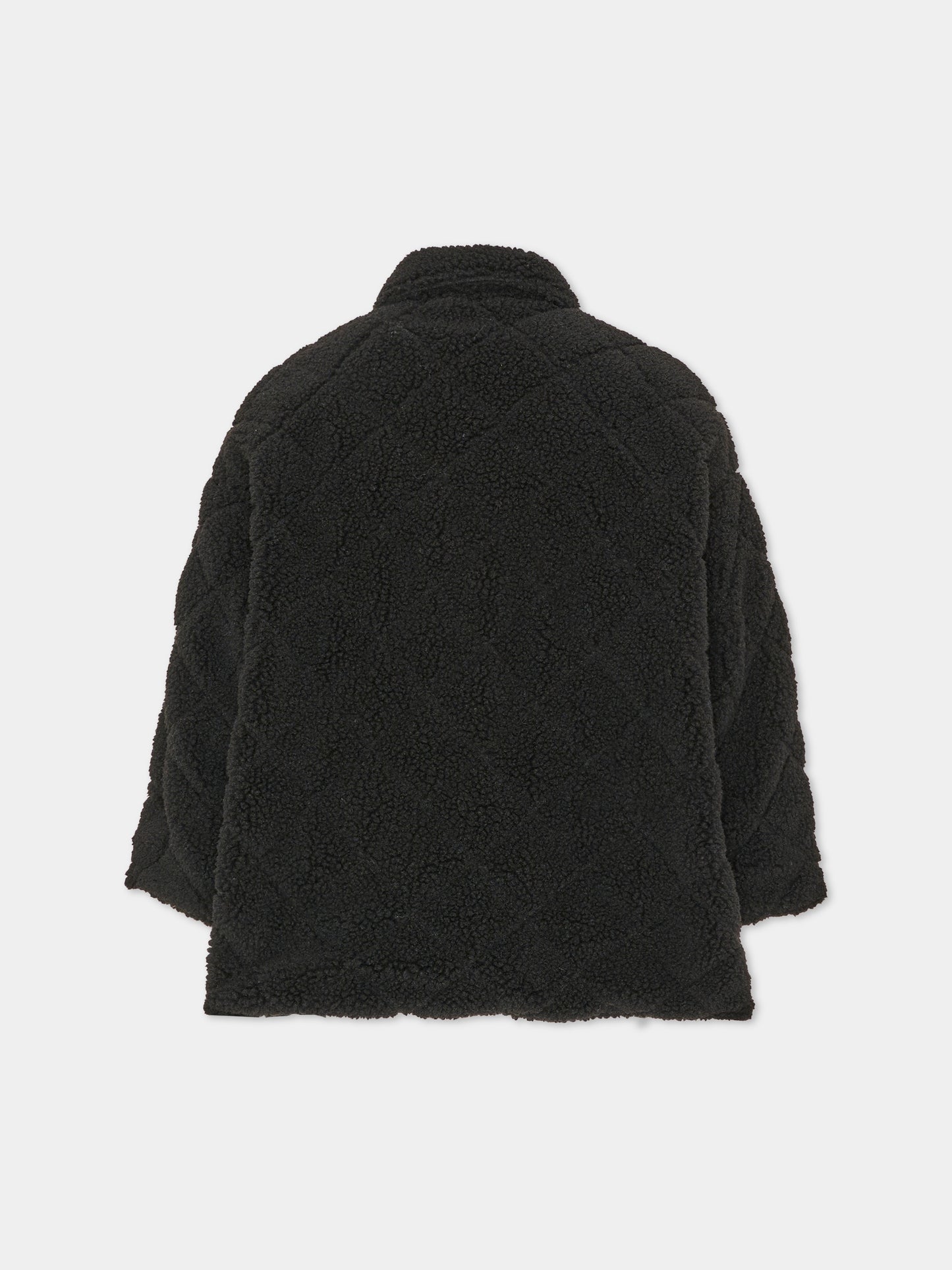 Ecopelliccia nera per bambino,Stella Mccartney Kids,TZ2B37 Z4079 930