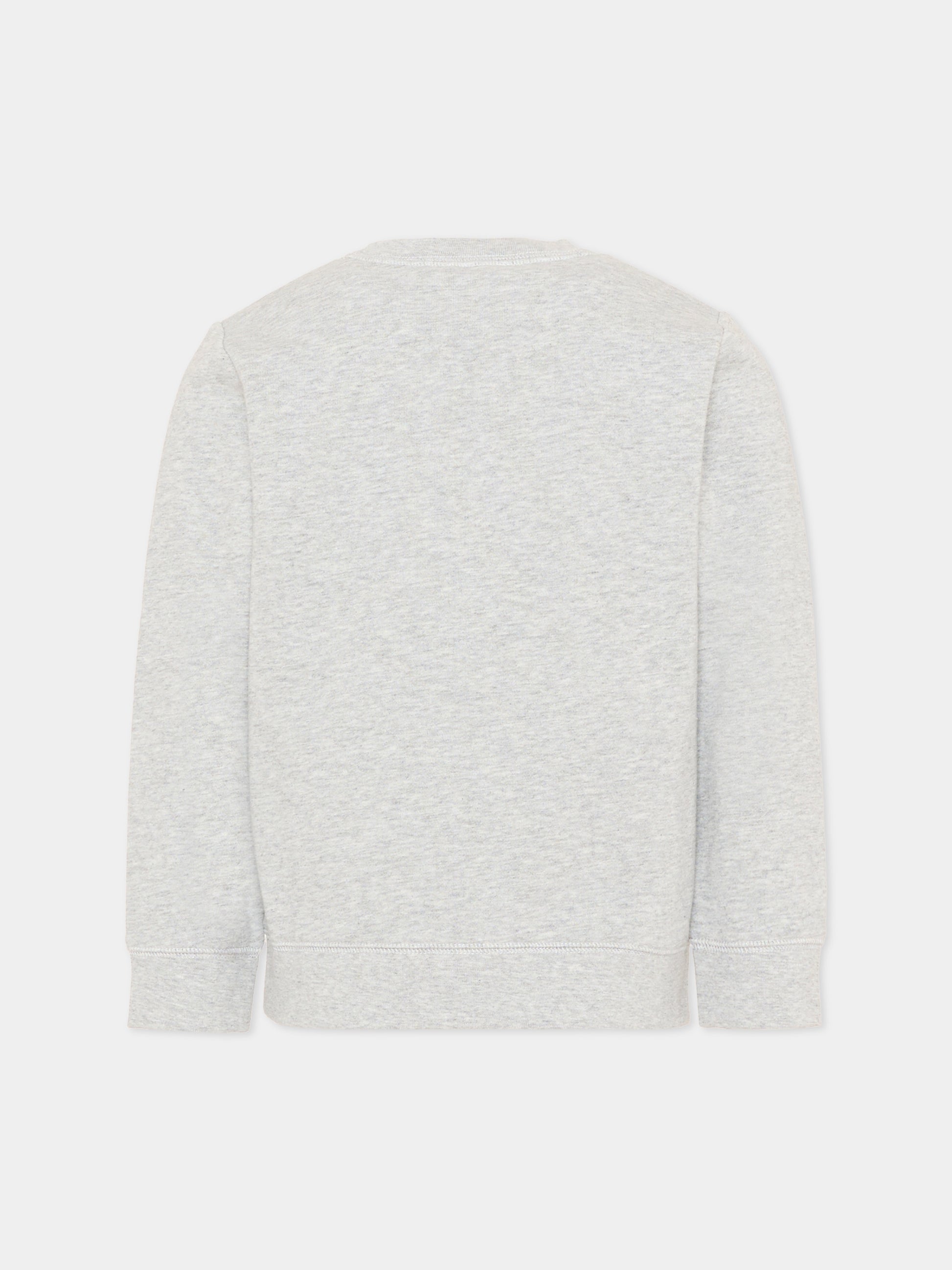 Felpa grigia per bambino con ragno,Stella Mccartney Kids,TZ4R50 Z3059 807