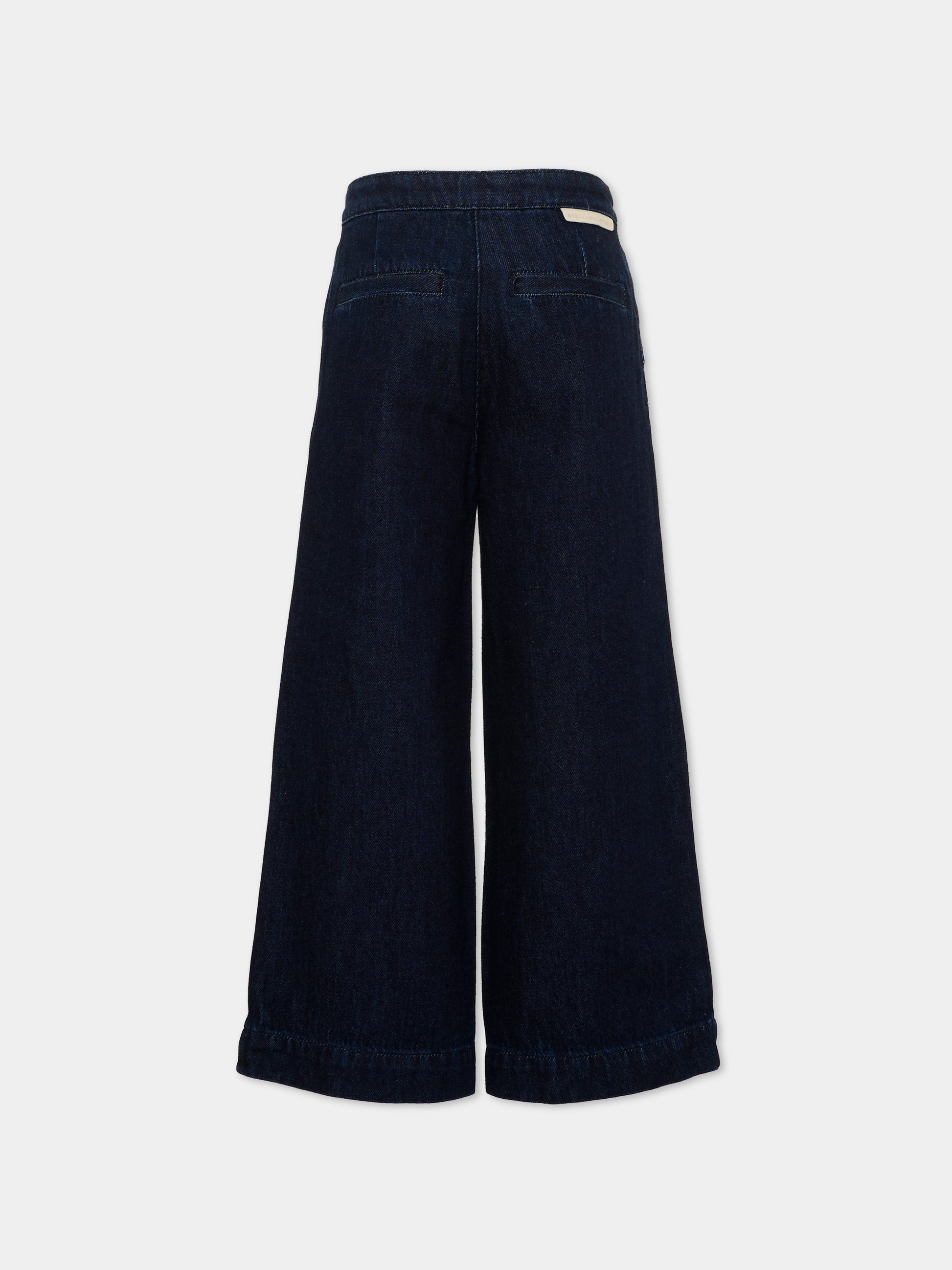 Jeans denim per bambina con ricami,Stella Mccartney Kids,TZ6E40 Z0746 620