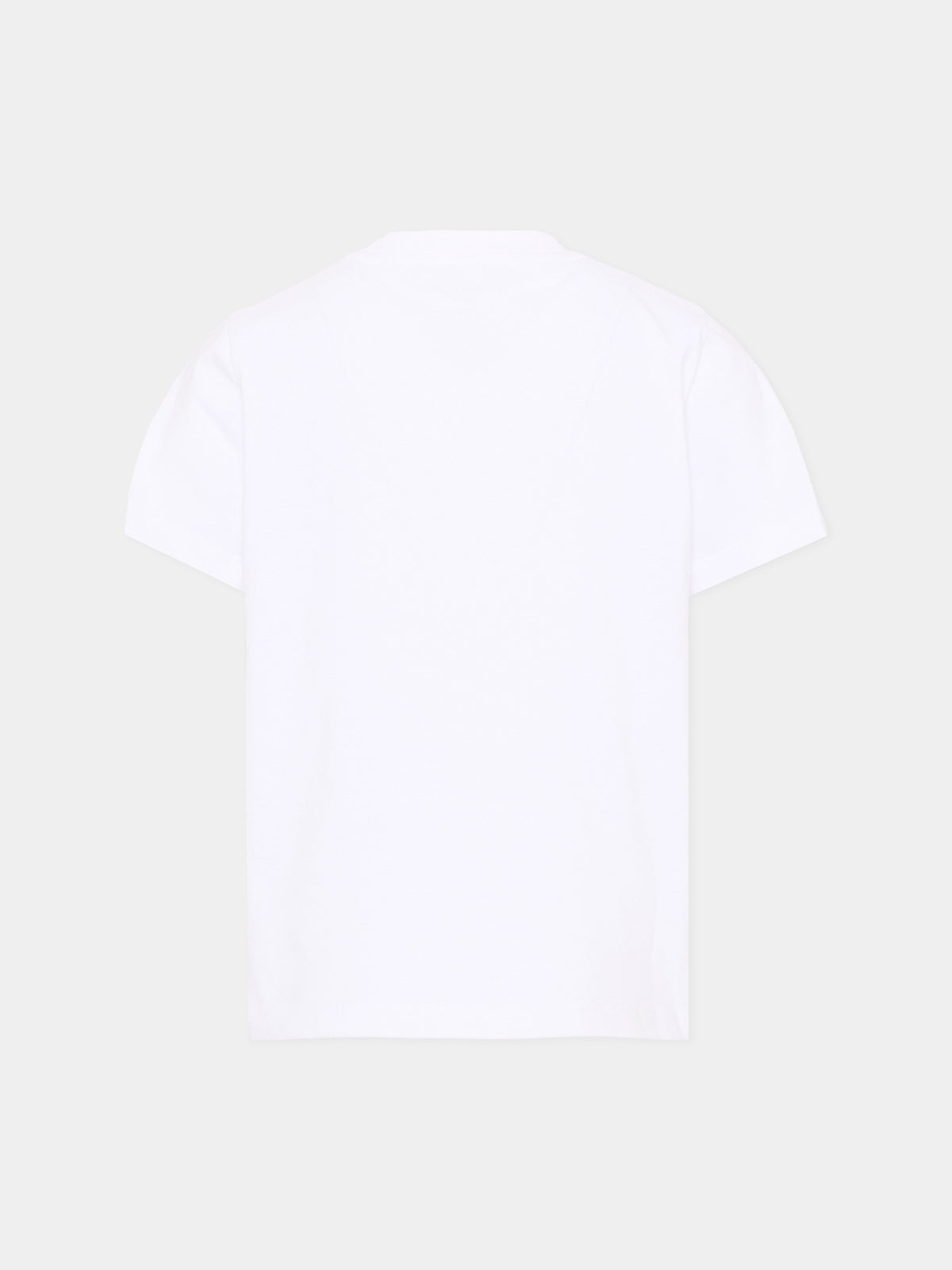 T-shirt bianca per bambina con stampa,Stella Mccartney Kids,TZ8C61 Z3772 100