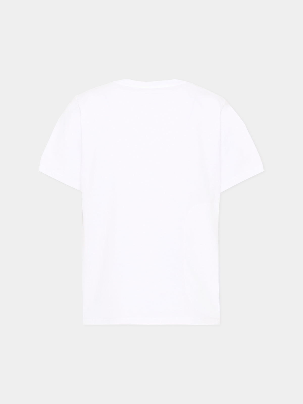 T-shirt bianca per bambino con stampa,Stella Mccartney Kids,TZ8Q81 Z3772 100