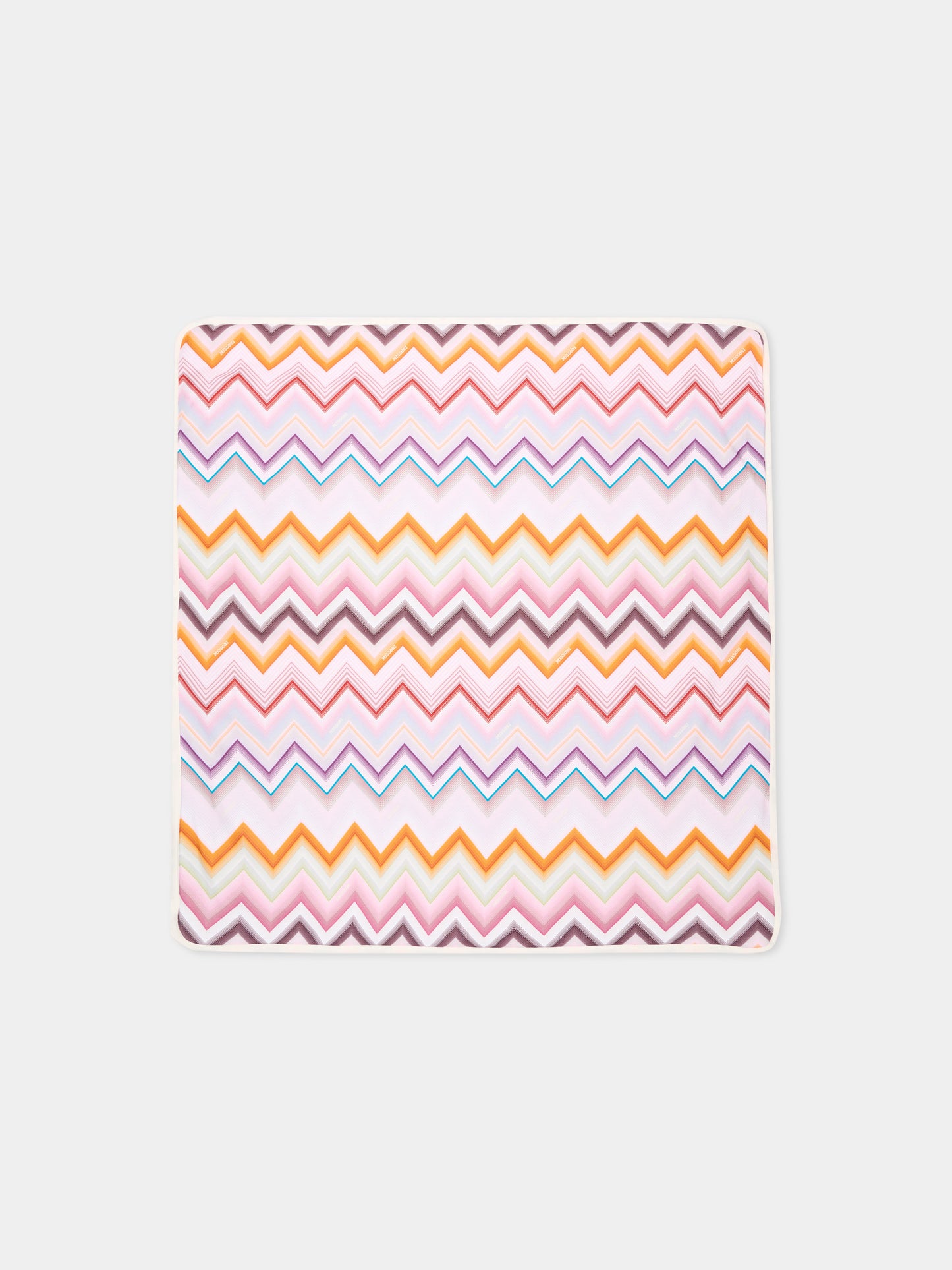 Coperta multicolor per neonata con chevron,Missoni,MZ0010 Z4076 999