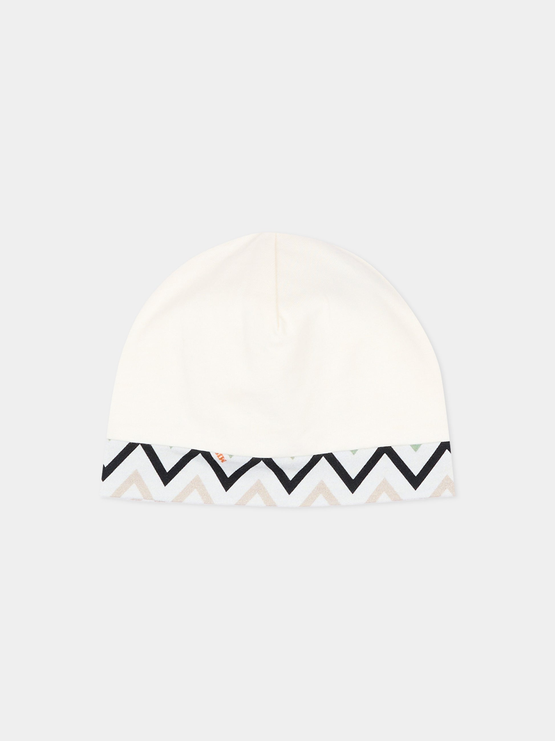 Set tutina avorio per neonato con chevron,Missoni,MZB300 Z3672 102