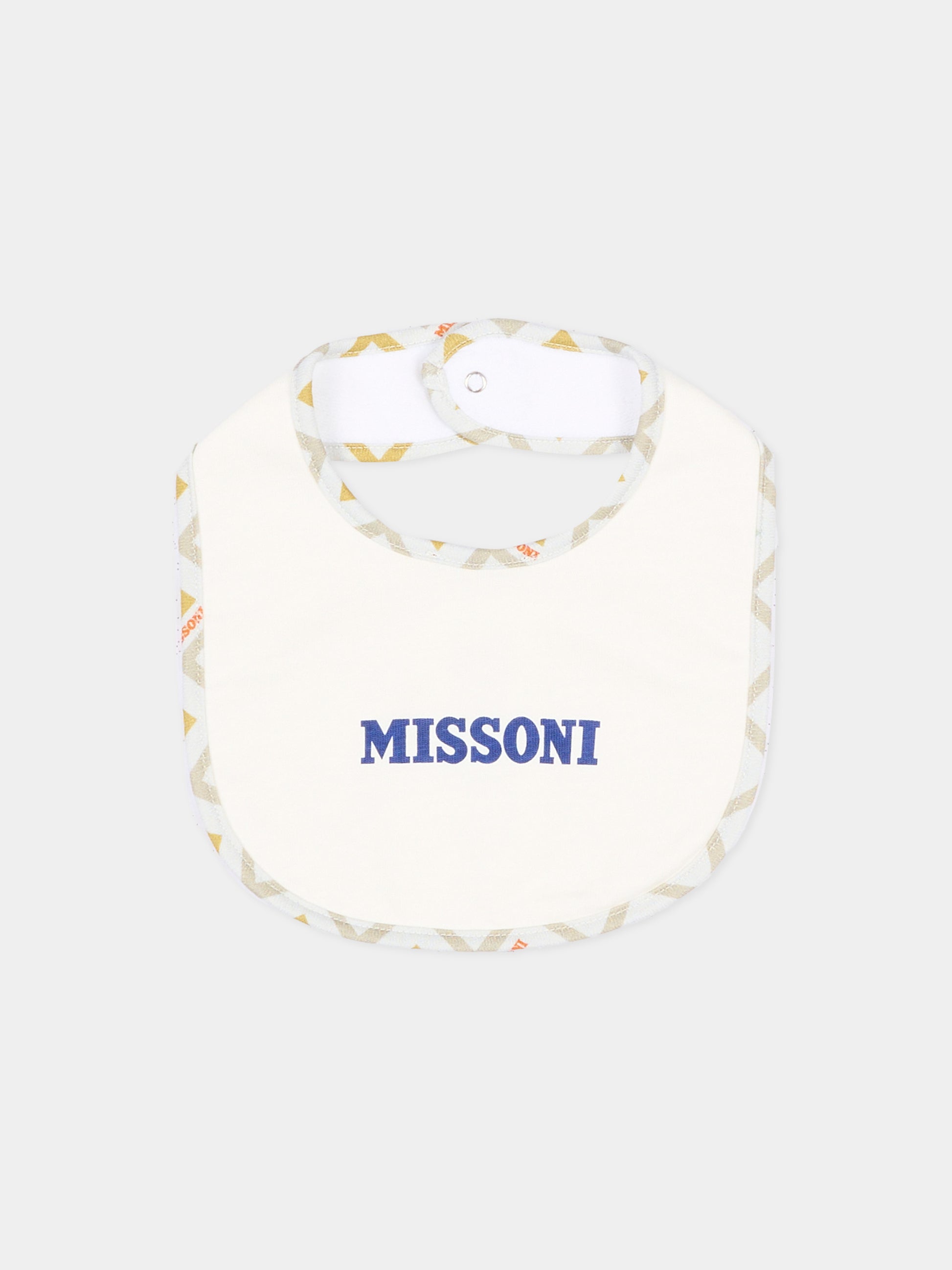 Set tutina multicolor per neonato con chevron,Missoni,MZB320 Z4094 960MC