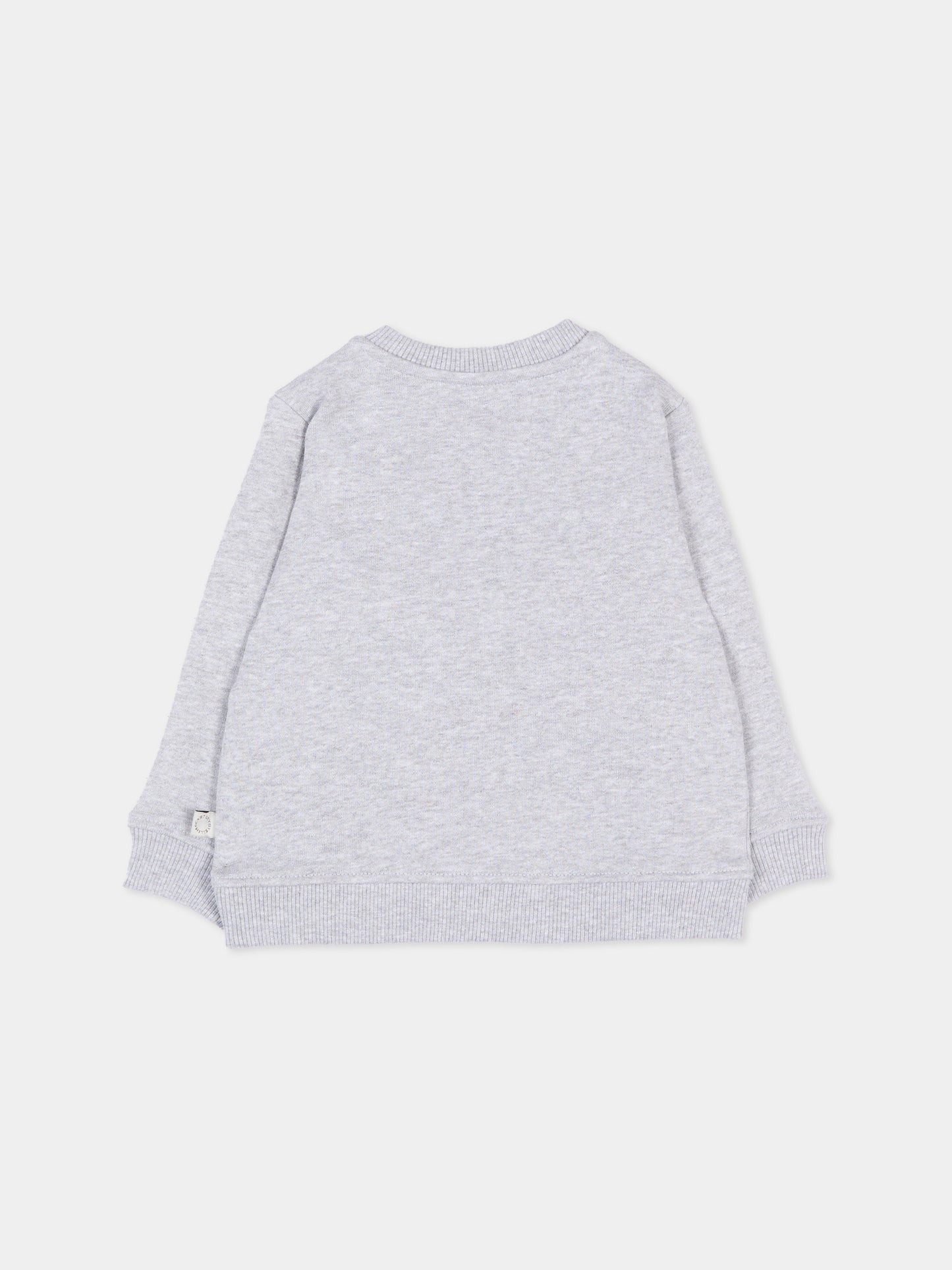 Felpa grigia per neonato con logo,Stella Mccartney Kids,TZ4300 Z4016 807