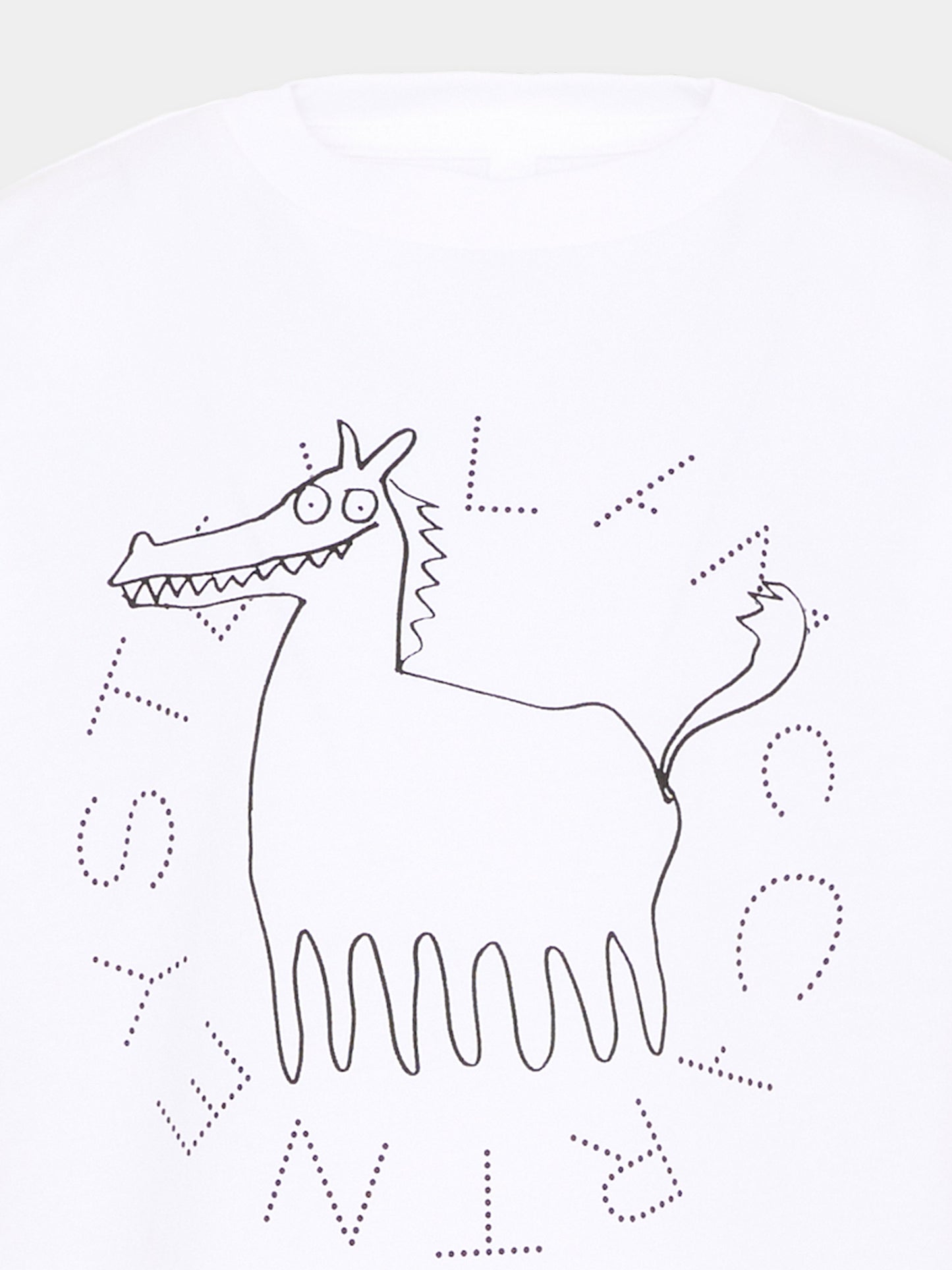T-shirt bianca per bambino con logo,Stella Mccartney Kids,TZ8P41 Z3931 100