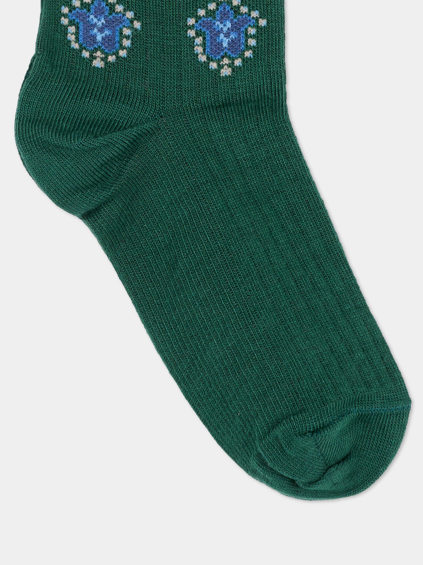 Calzino verde per bambino con Pegaso,Etro,GZ0H00 Z0553 766MC