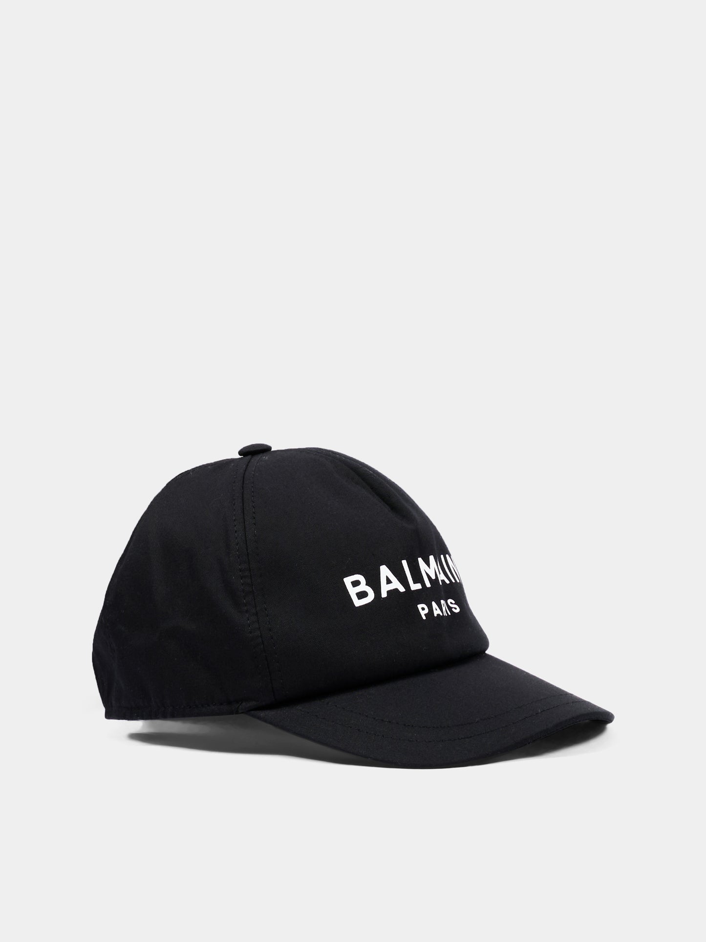 Cappello nero per bambini con logo,Balmain Kids,BX0P17 Z1053 930BC