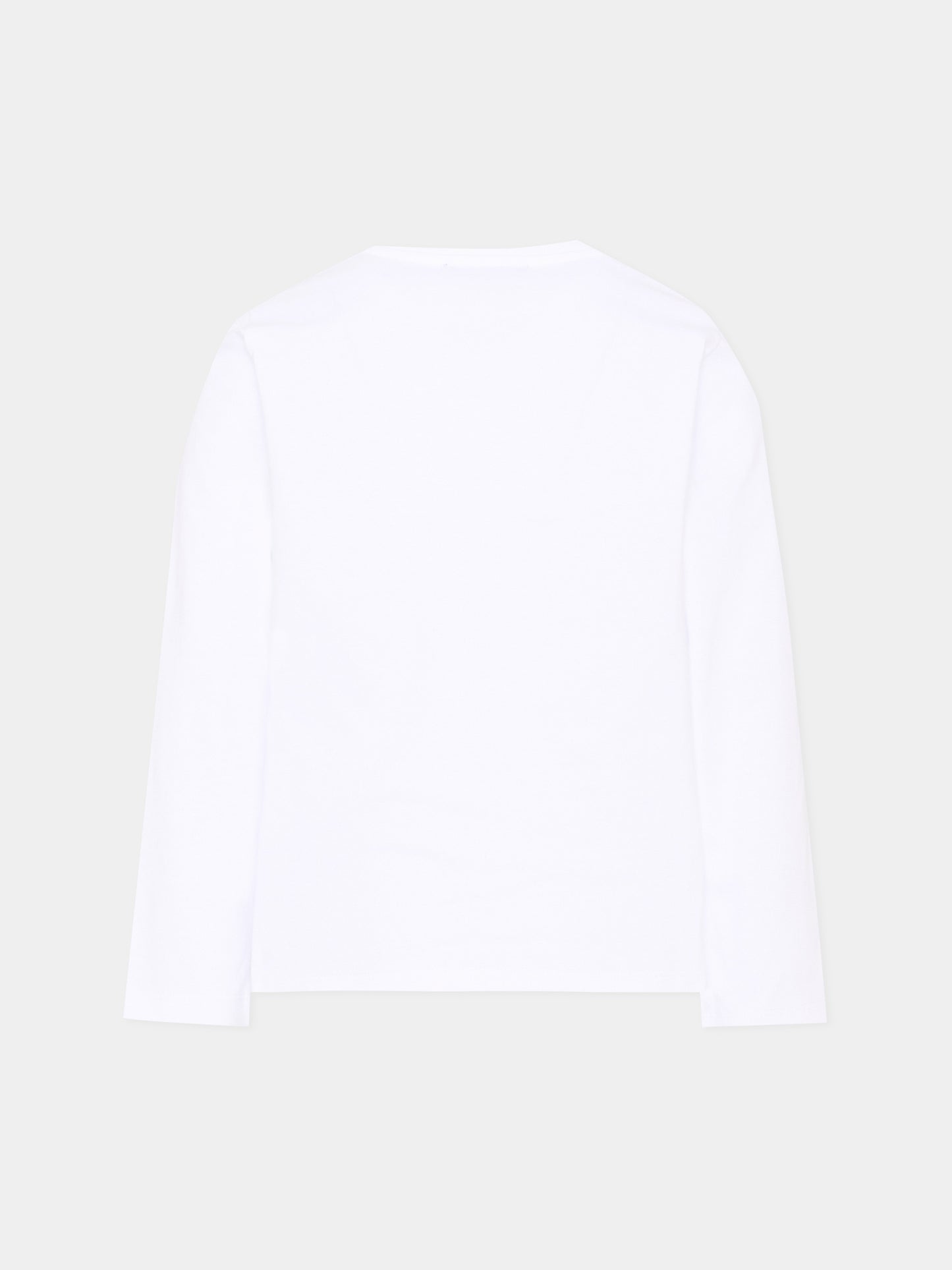 T-Shirt bianca per bambini con logo,Balmain Kids,BZ8I20 Z3672 100NE