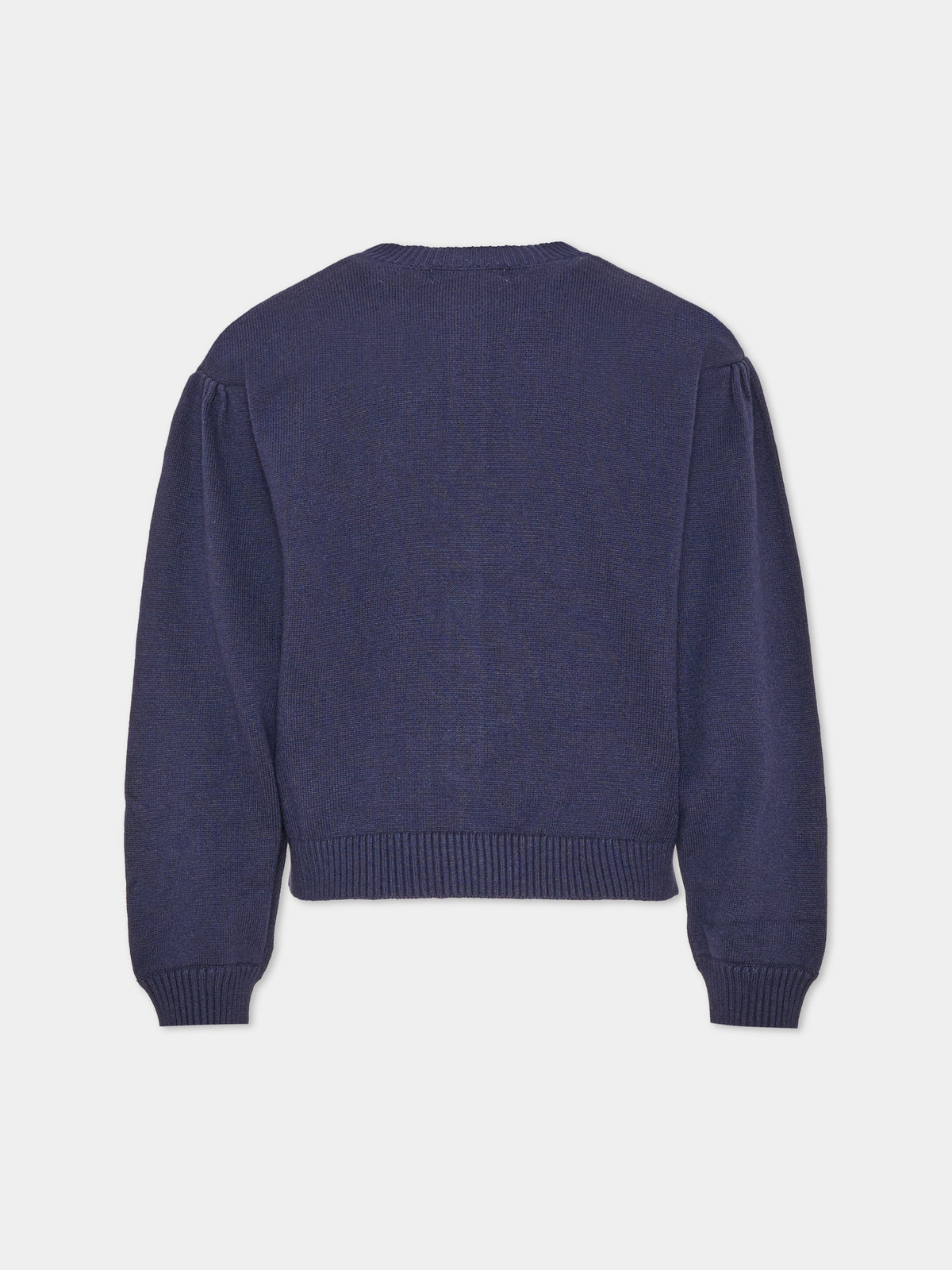 Cardigan blu per bambina con paillettes,Billieblush,U22394 85T