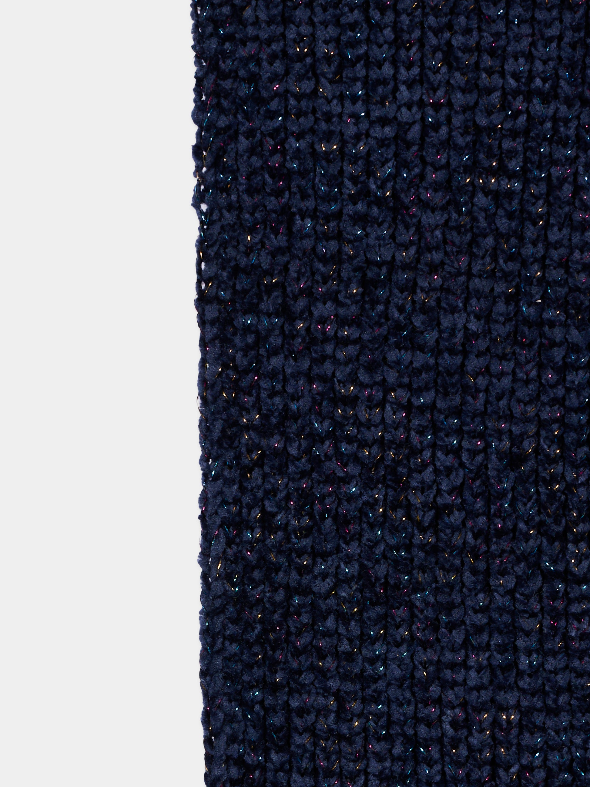 Sciarpa blu per bambina con logo,Billieblush,U22519 85T