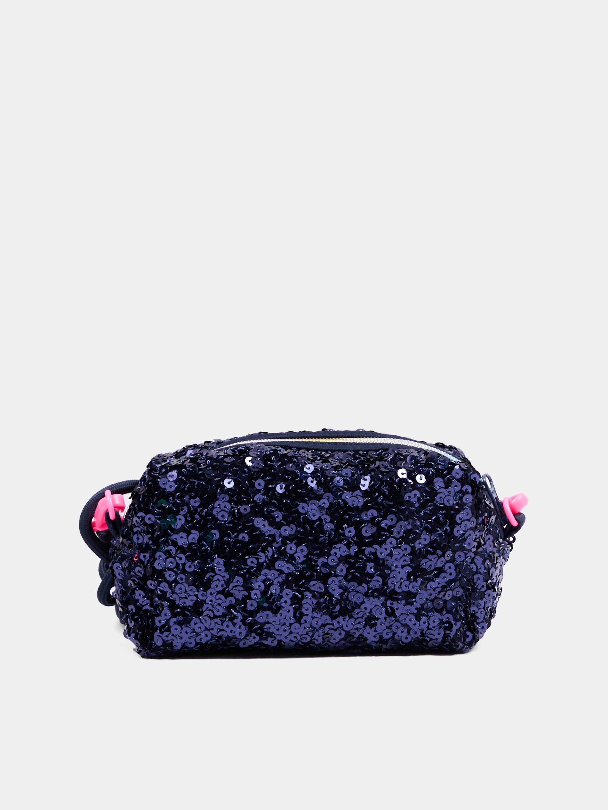 Pochette blu per bambina con paillettes,Billieblush,U22529 85T