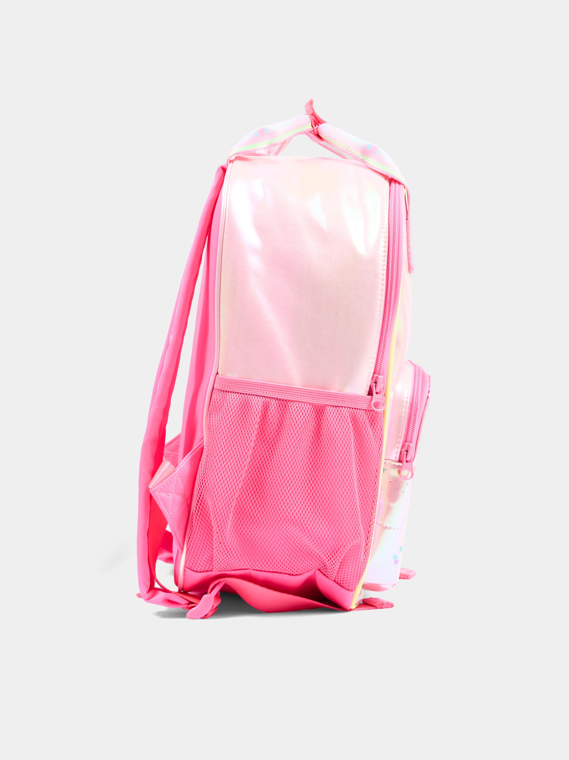 Zaino rosa per bambina con logo,Billieblush,U22538 47A