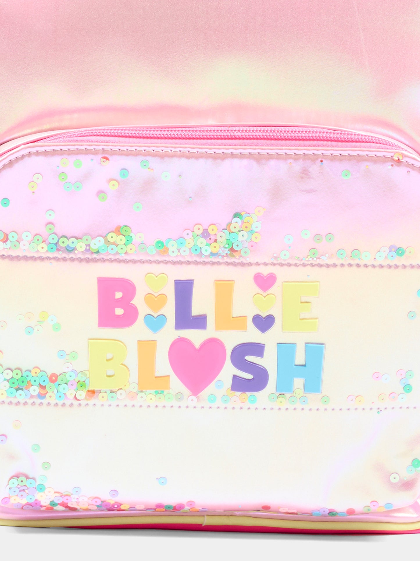 Zaino rosa per bambina con logo,Billieblush,U22538 47A