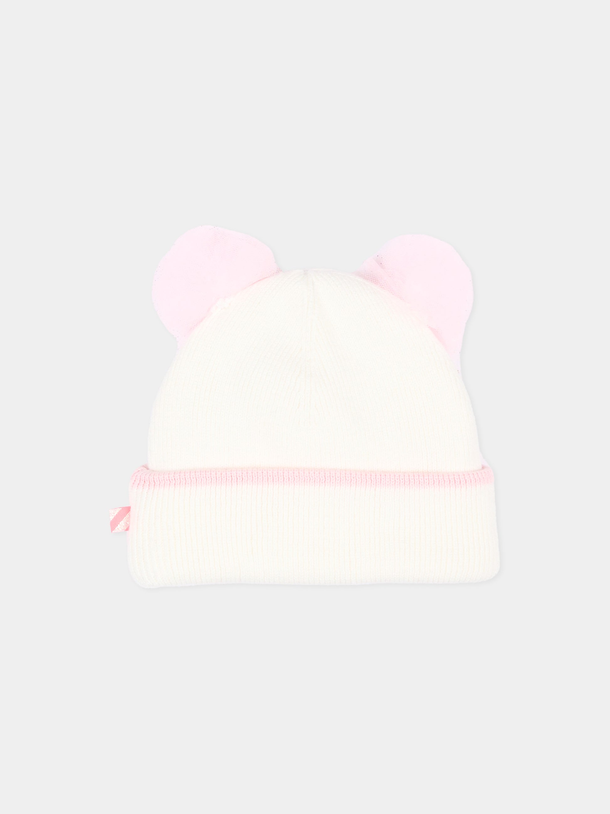 Berretto avorio per neonata con cuore e stella,Billieblush,U22547 121