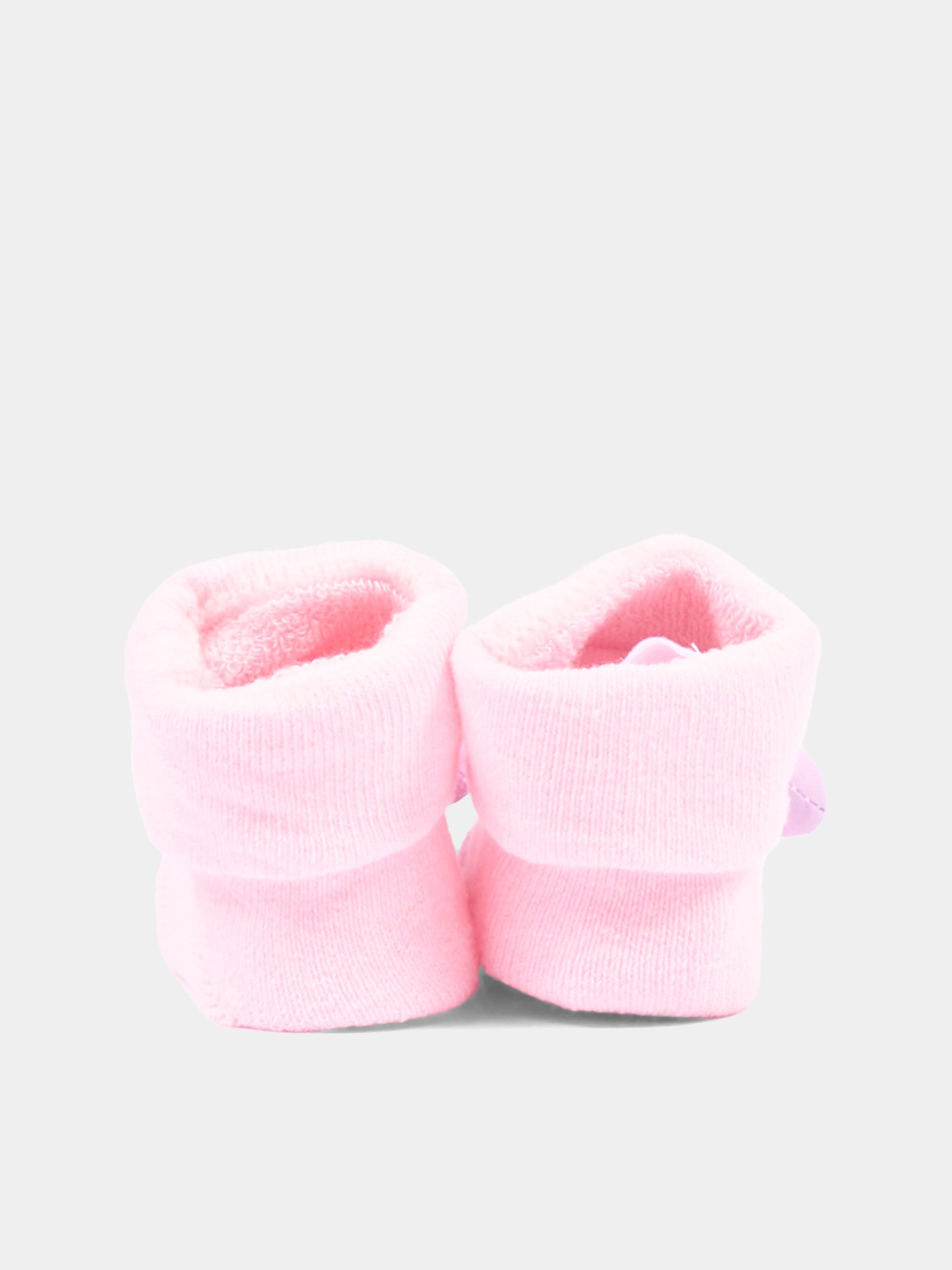 Babbucce rosa per neonata con fiore,Billieblush,U22594 475