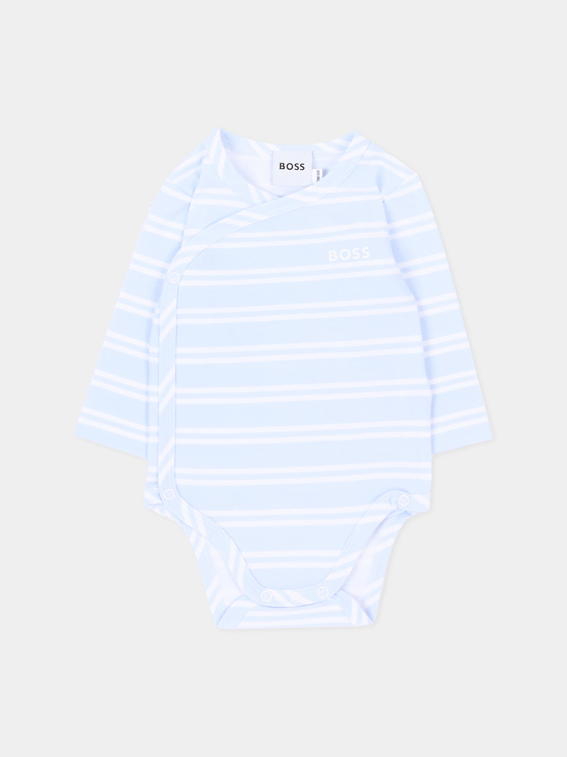 Body multicolor per neonato con logo,Boss,J53315 771