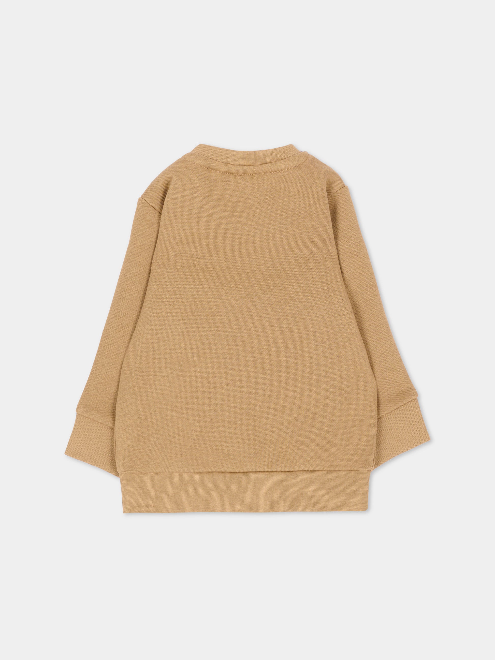 Felpa beige per neonato con logo,Boss,J53493 269
