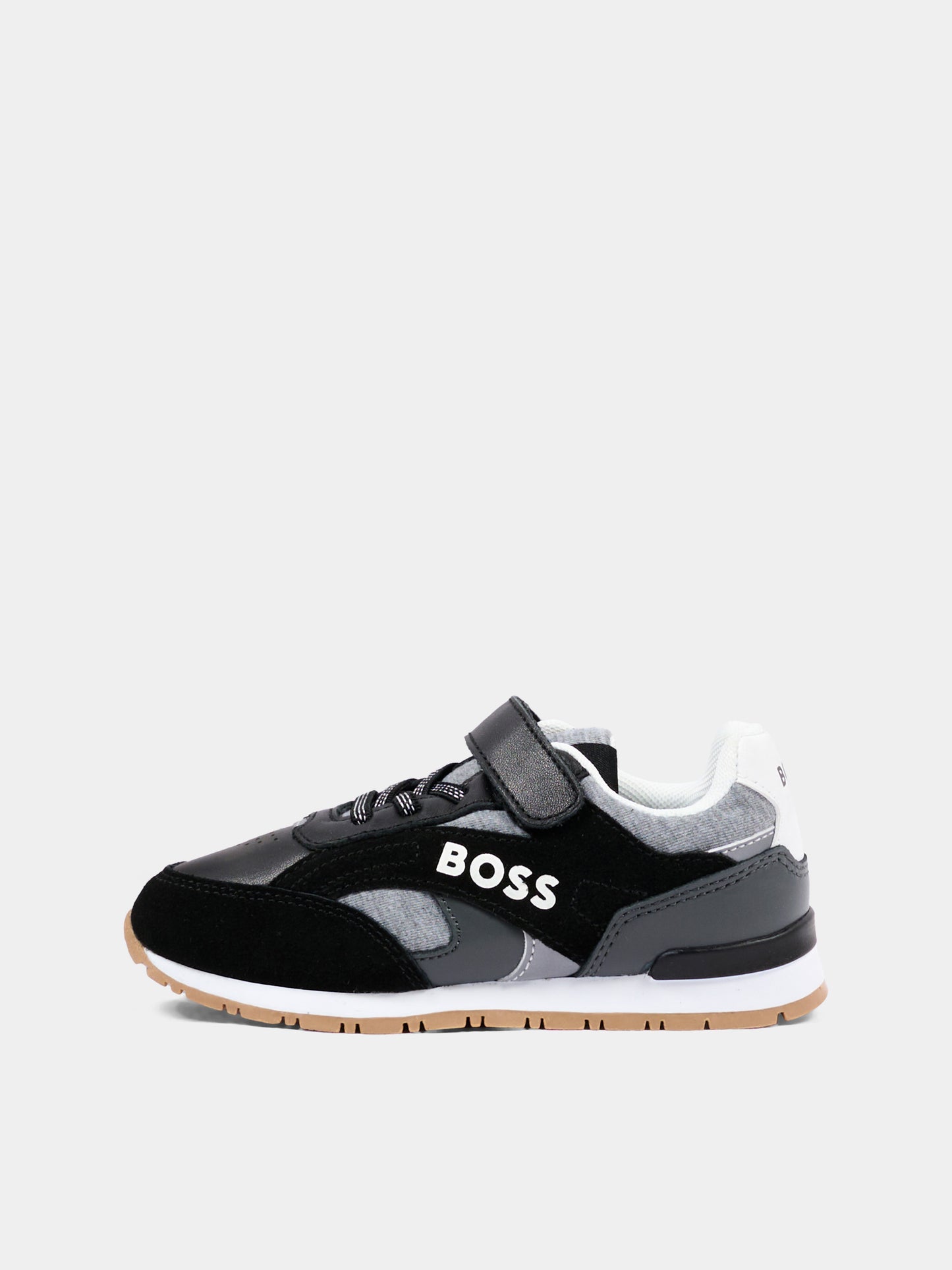 Sneakers nere per bambino con logo,Boss,J53544 09B