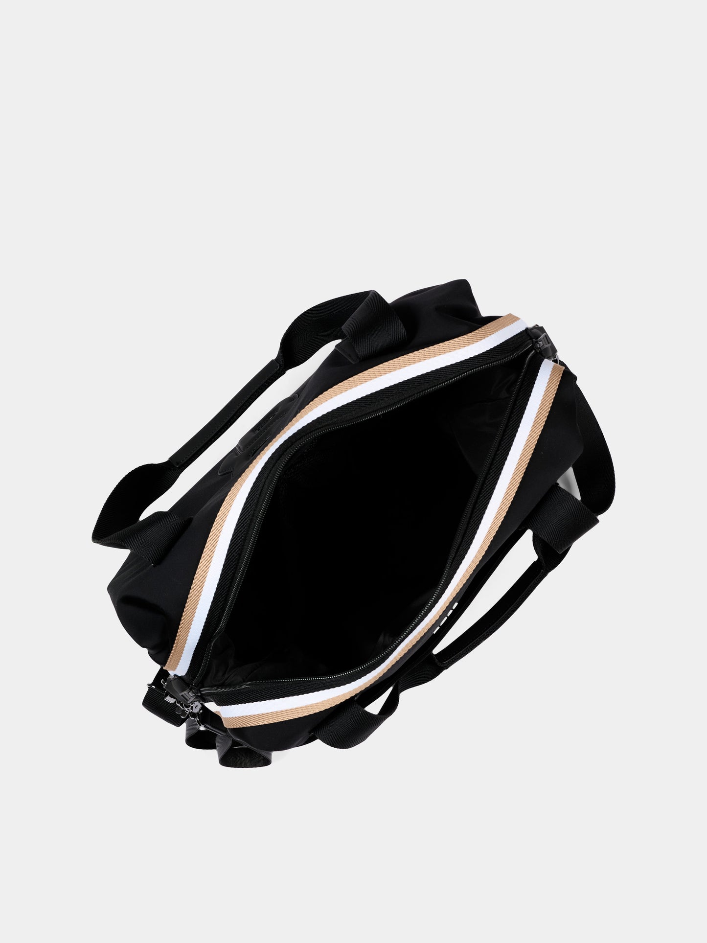 Borsa mamma nera per neonati con logo,Boss,J53560 09B