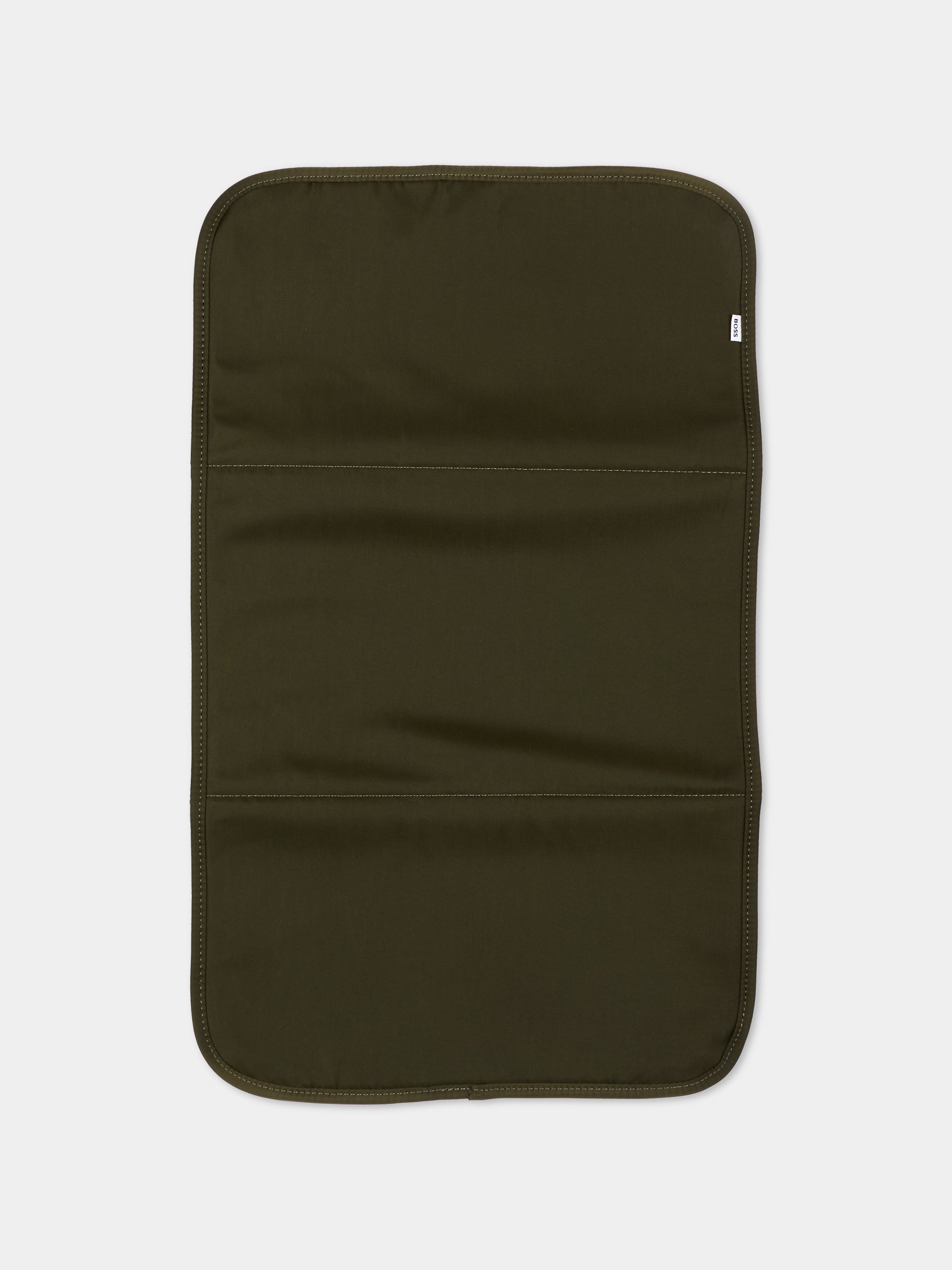 Borsa mamma verde per neonati con logo,Boss,J53562 63D