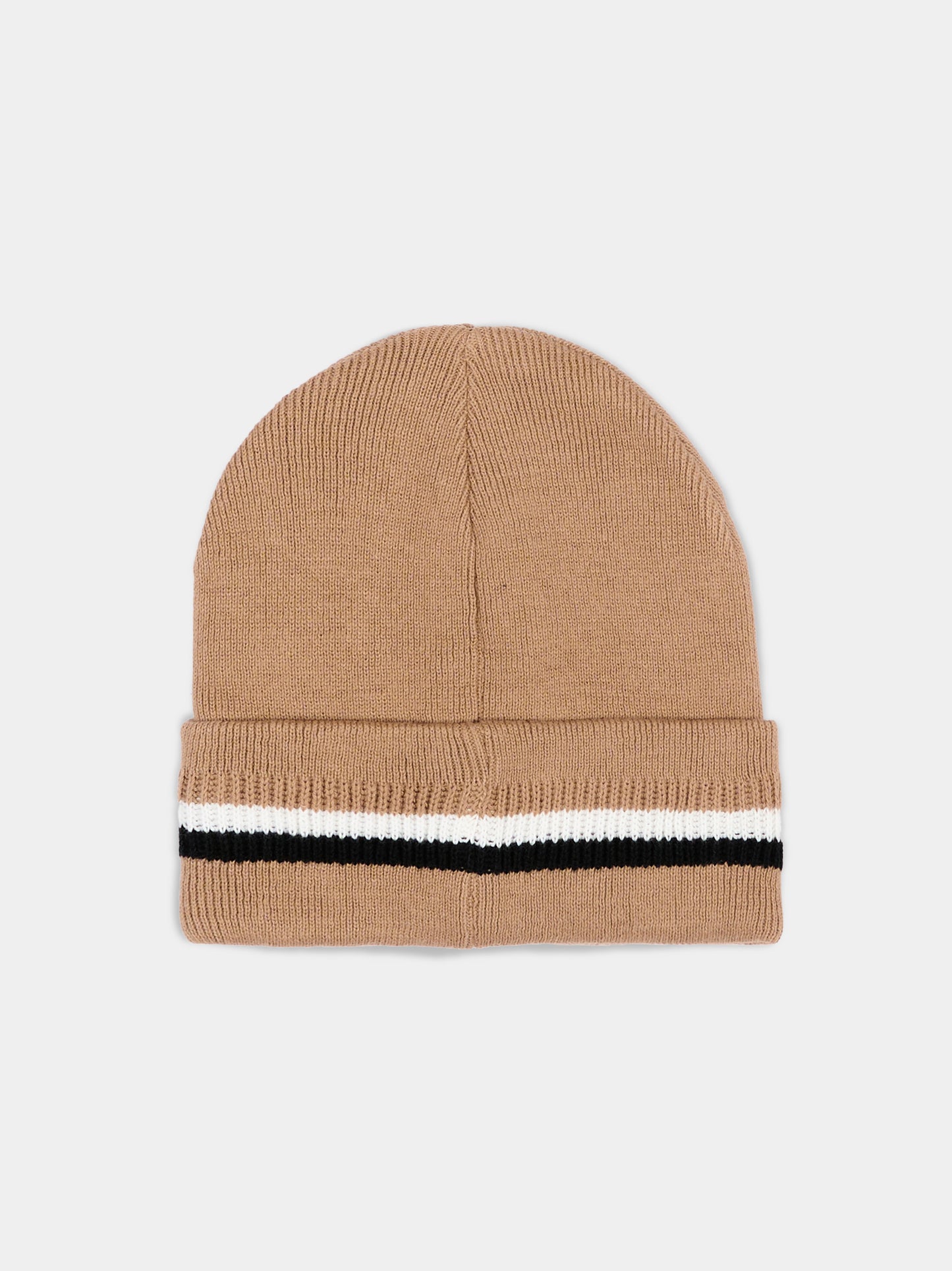 Berretto beige per bambino con logo,Boss,J53586 269