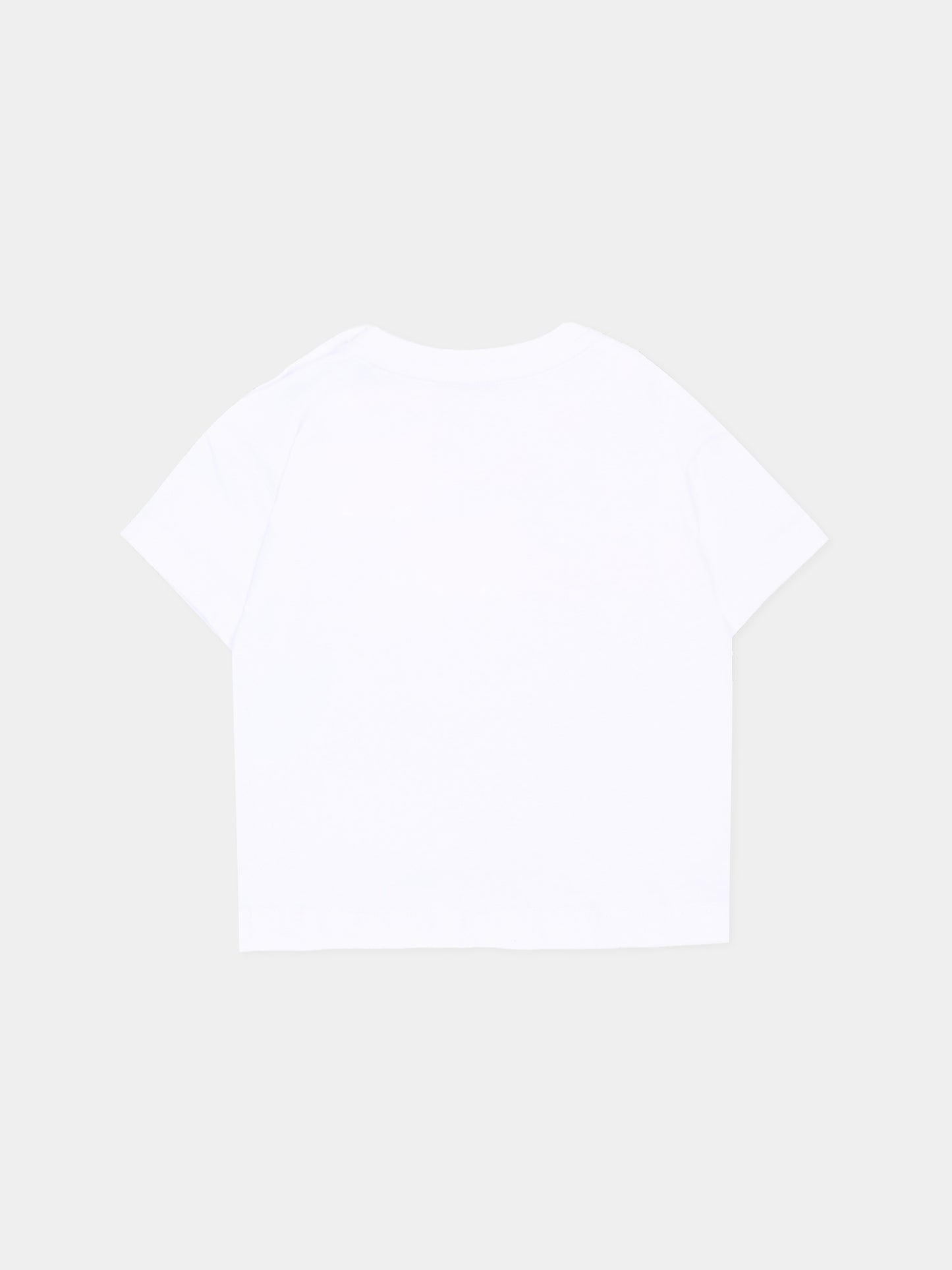 T-Shirt bianca per neonata con logo,Givenchy Kids,H31379 10P