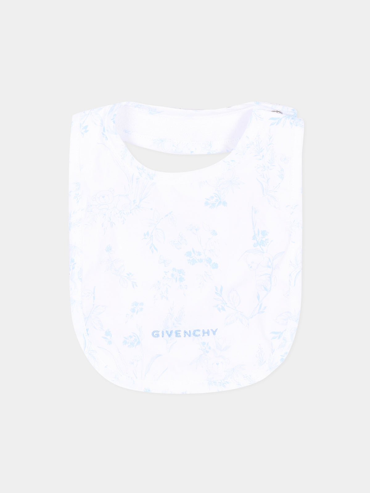 Set Tutine bianco per neonato floreale,Givenchy Kids,H31535 10P